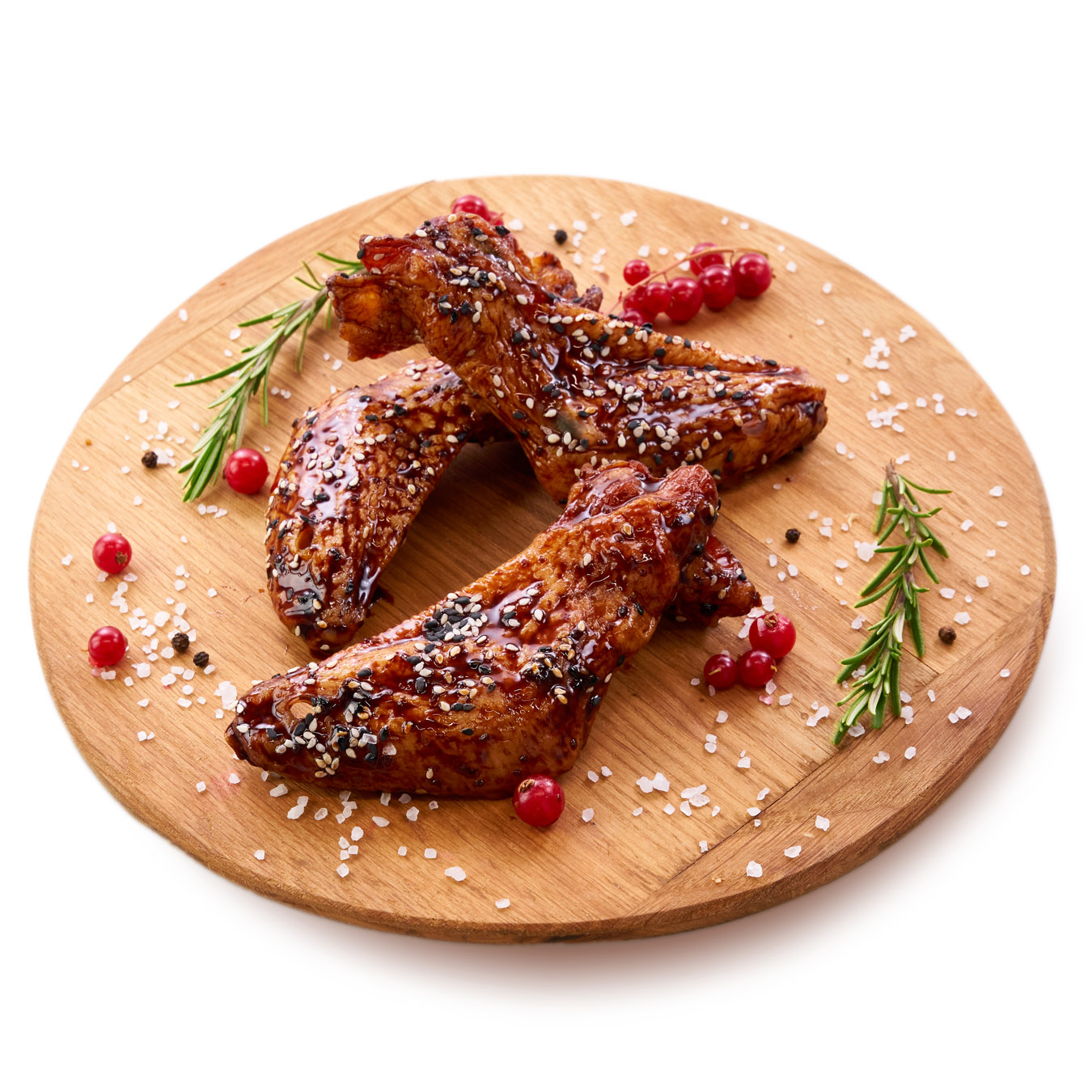 Smoked-baked glazed chicken wings 1pcs (60-70g)