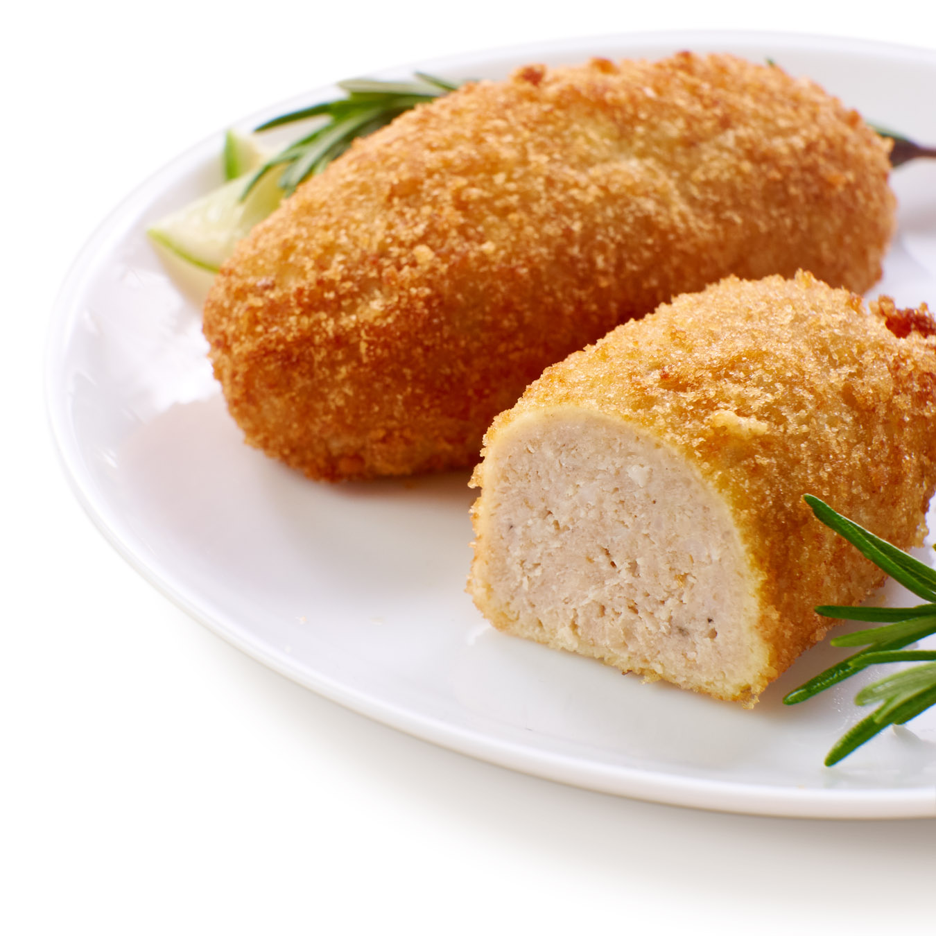 Fish and chicken croquettes with cheese