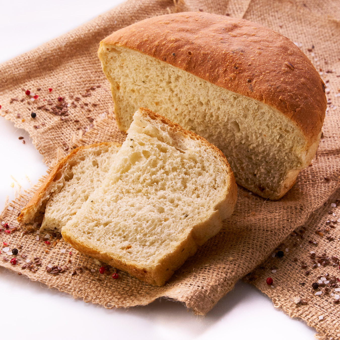 Хліб пшеничний зі шпинатом та смаженою цибулею 2