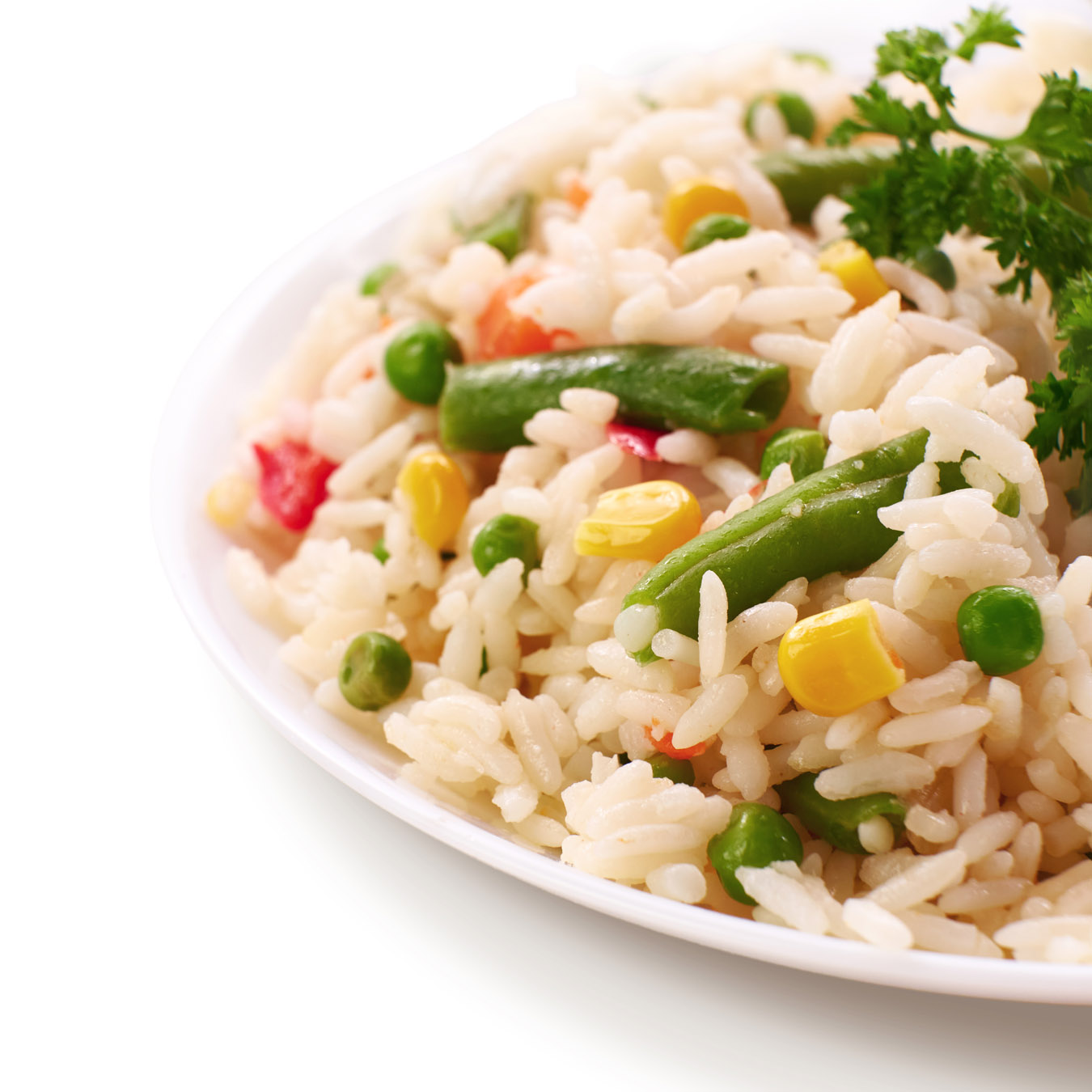 Rice with vegetable 