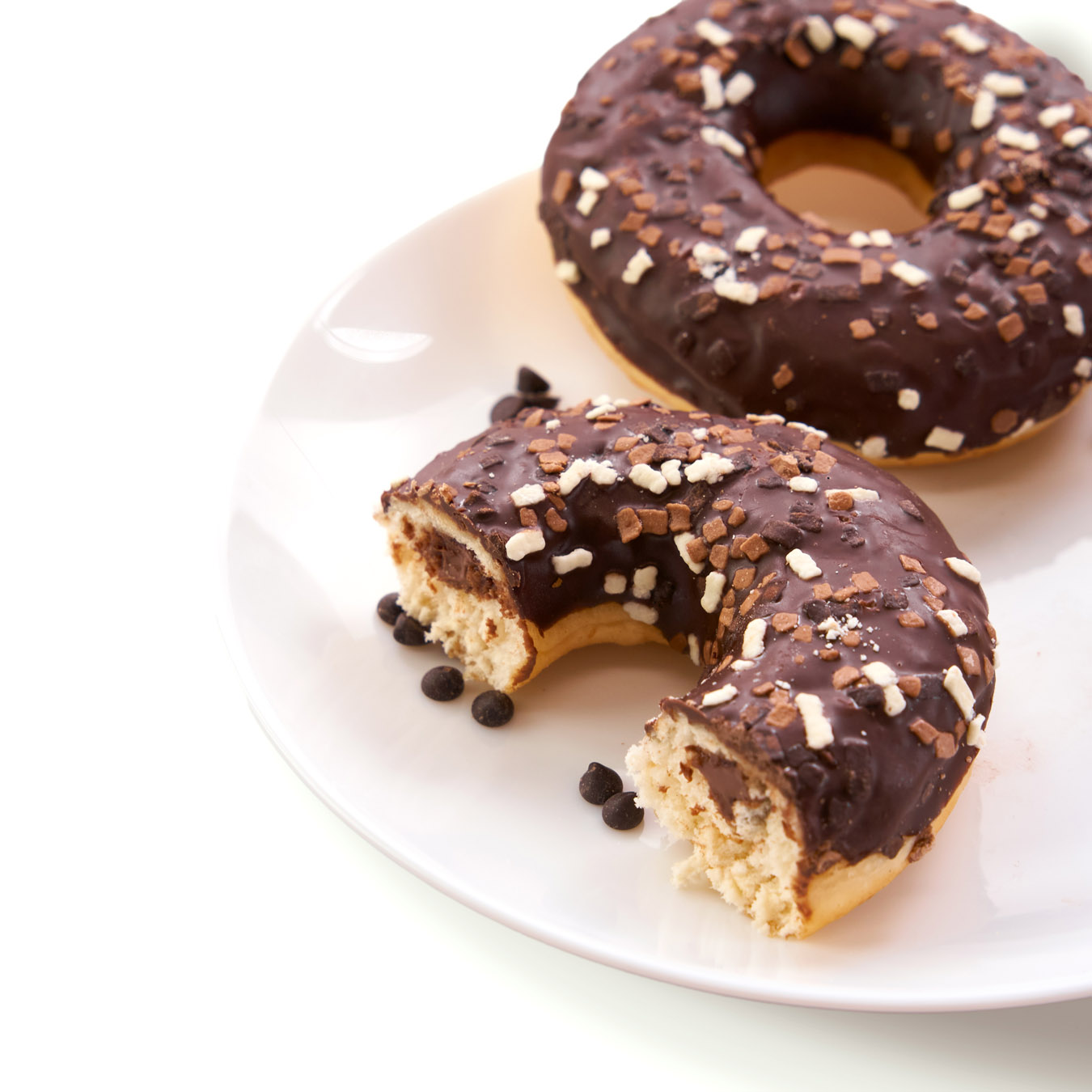 Donut with chocolate filling 70g