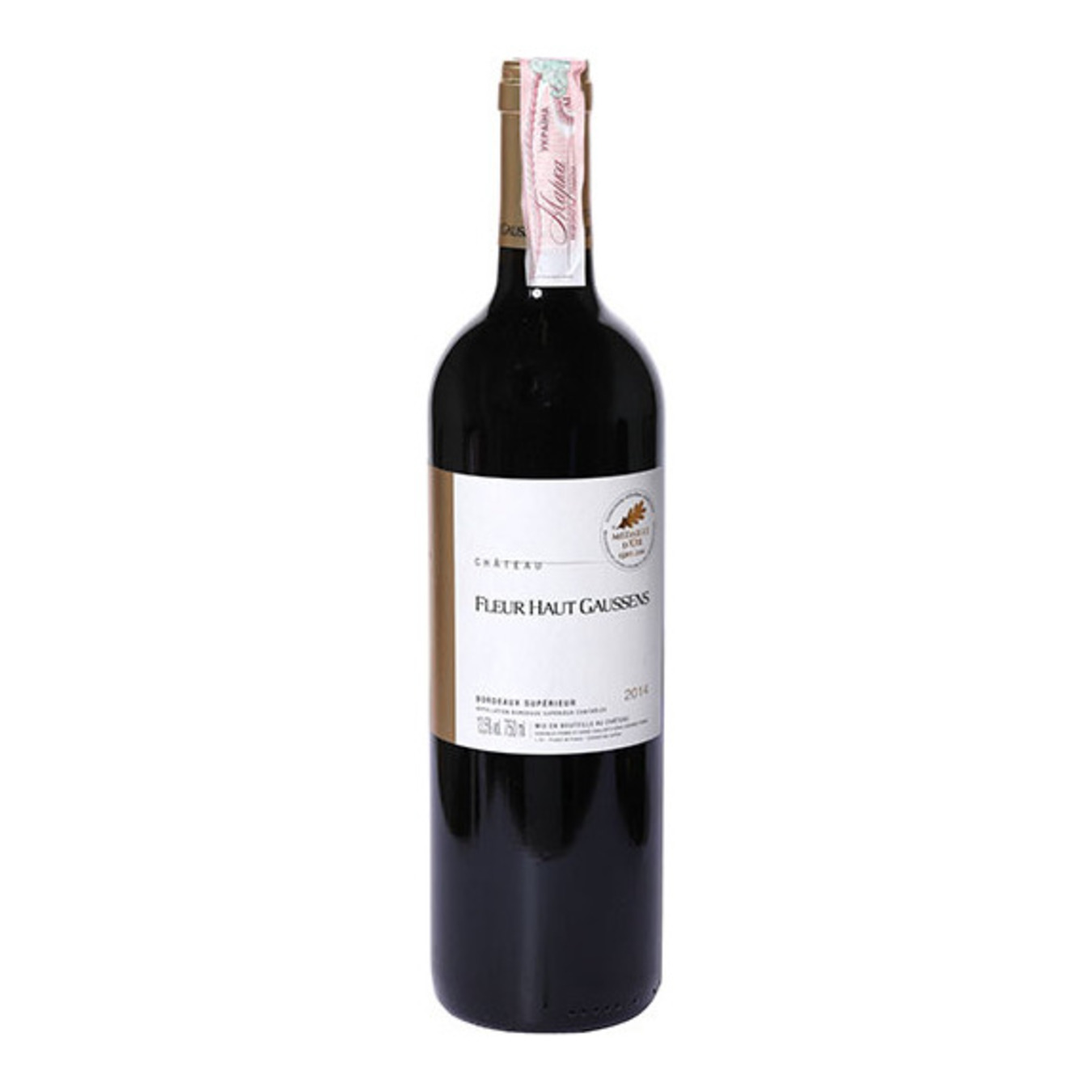 Вино Chateau Fleur Haut Gaussens Bordeaux Superieur червоне сухе 13,5% 0,75л