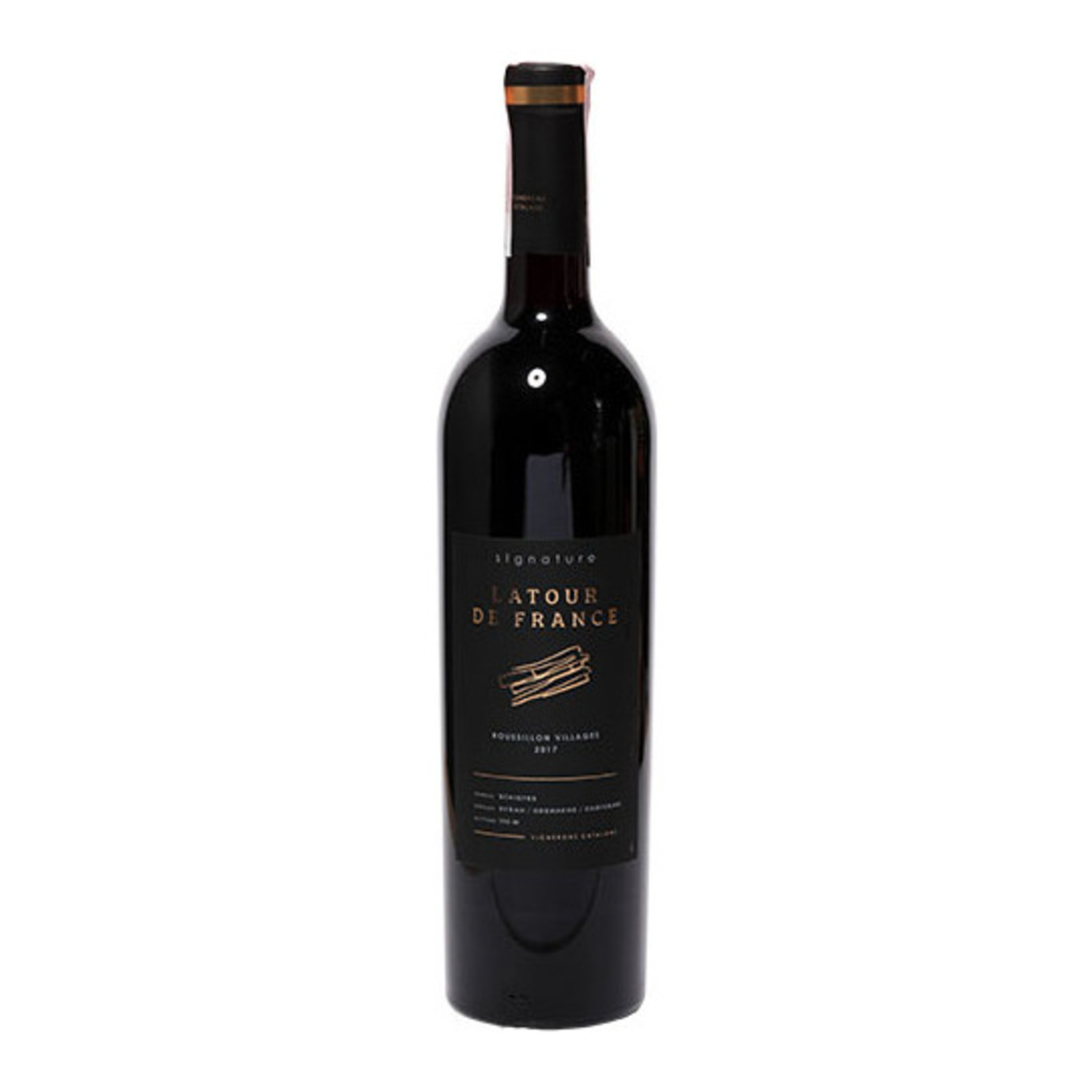 Signature Latour de France Cotes du Roussillon Villages red dry wine 12.5% 0,75l