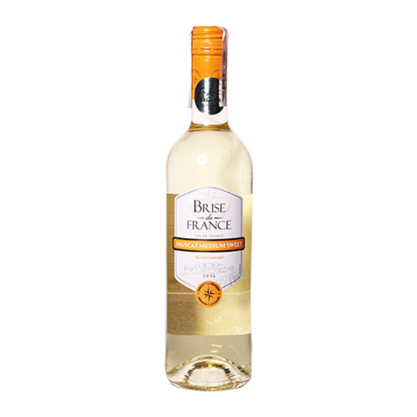 Вино Brise de France Muscat біле напівсухе 12,5% 0,75л
