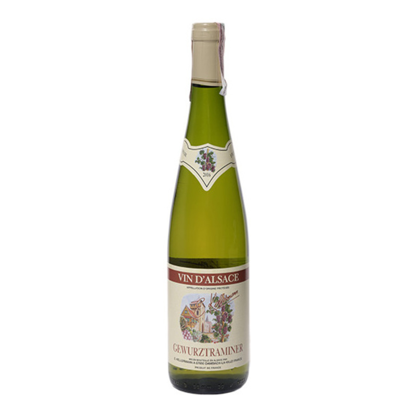 Вино E.Kellerman Gewurztraminer Blanc біле солодке 10-15% 0,75л