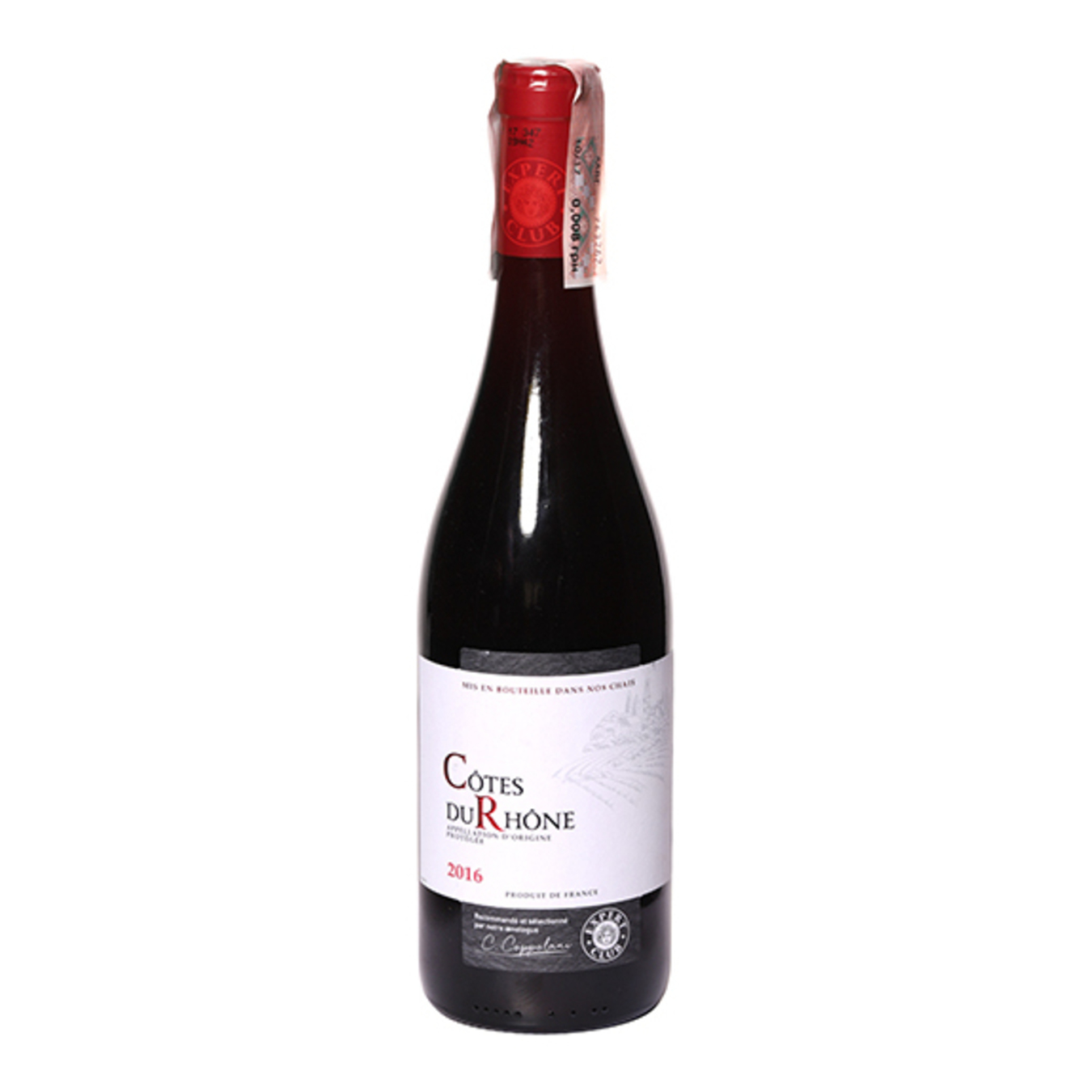Вино Expert Club La Gibeciere Cotes du Rhone красное сухое 14% 0,75л