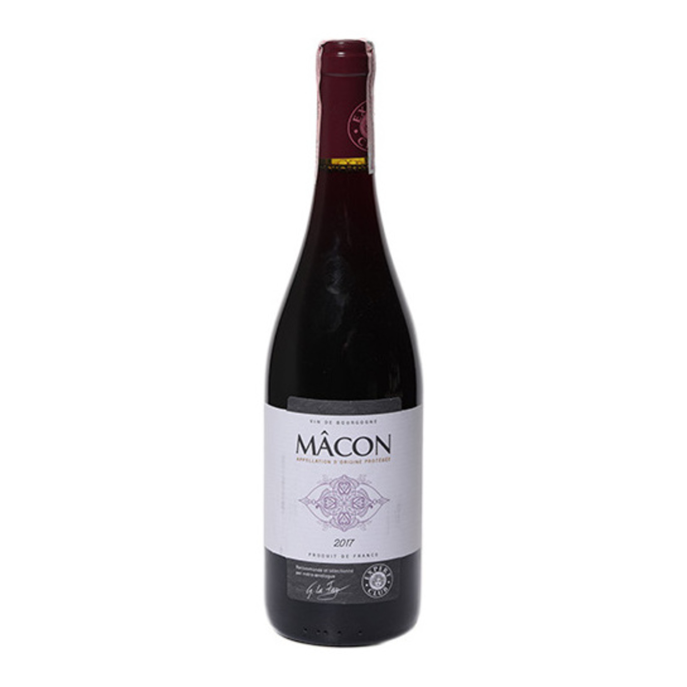 Вино Expert Club Macon Rouge красное сухое 10-15% 0,75л