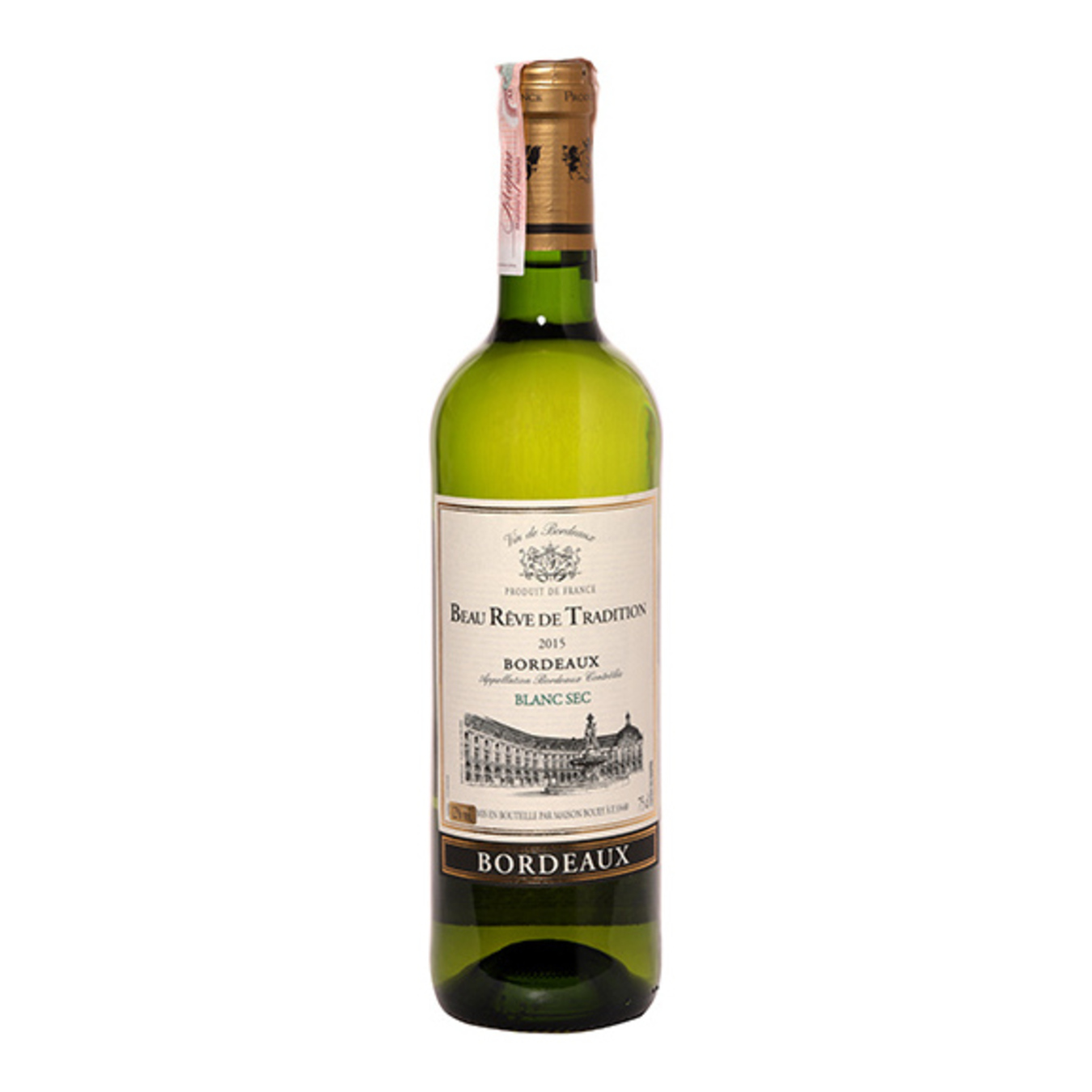 Вино Beau Reve de Tradition Blanc Sec Bordeaux белое сухое 12% 0,75л
