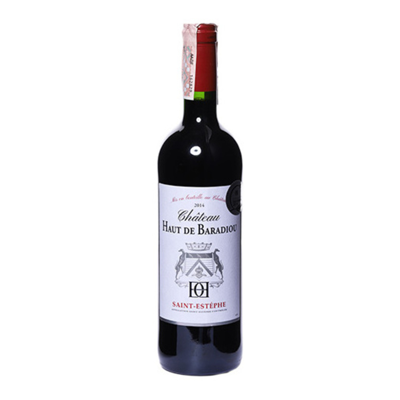 Вино Chateau Haut de Baradiou Saint-Estephe красное сухое 13,5% 0,75л