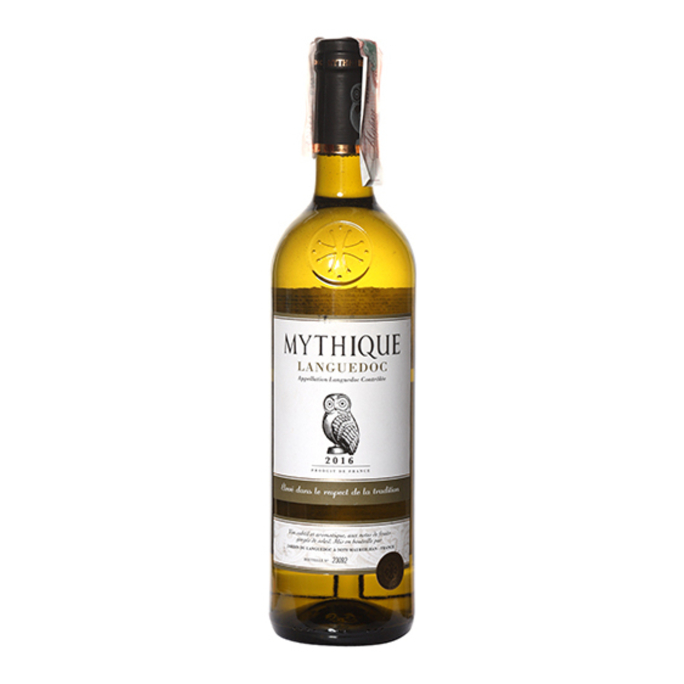 Вино Mythique White Languedoc белое сухое 12.5% 0,75л