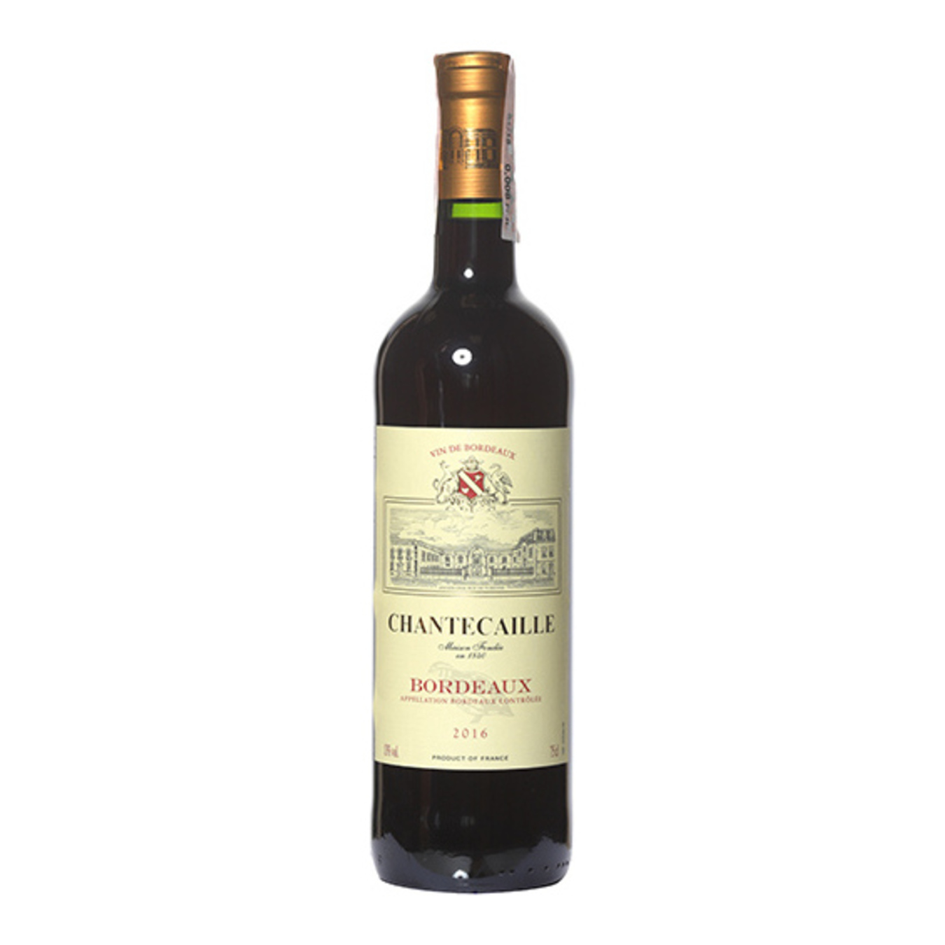 Wine GVG Chantecaille Bordeaux Rouge red dry 12% 0,75l