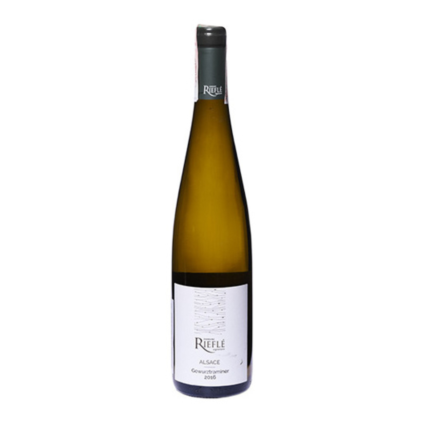 Domaine Riefle Gewurztraminer Vignerons Alsace white semidry wine 13% 0,75l