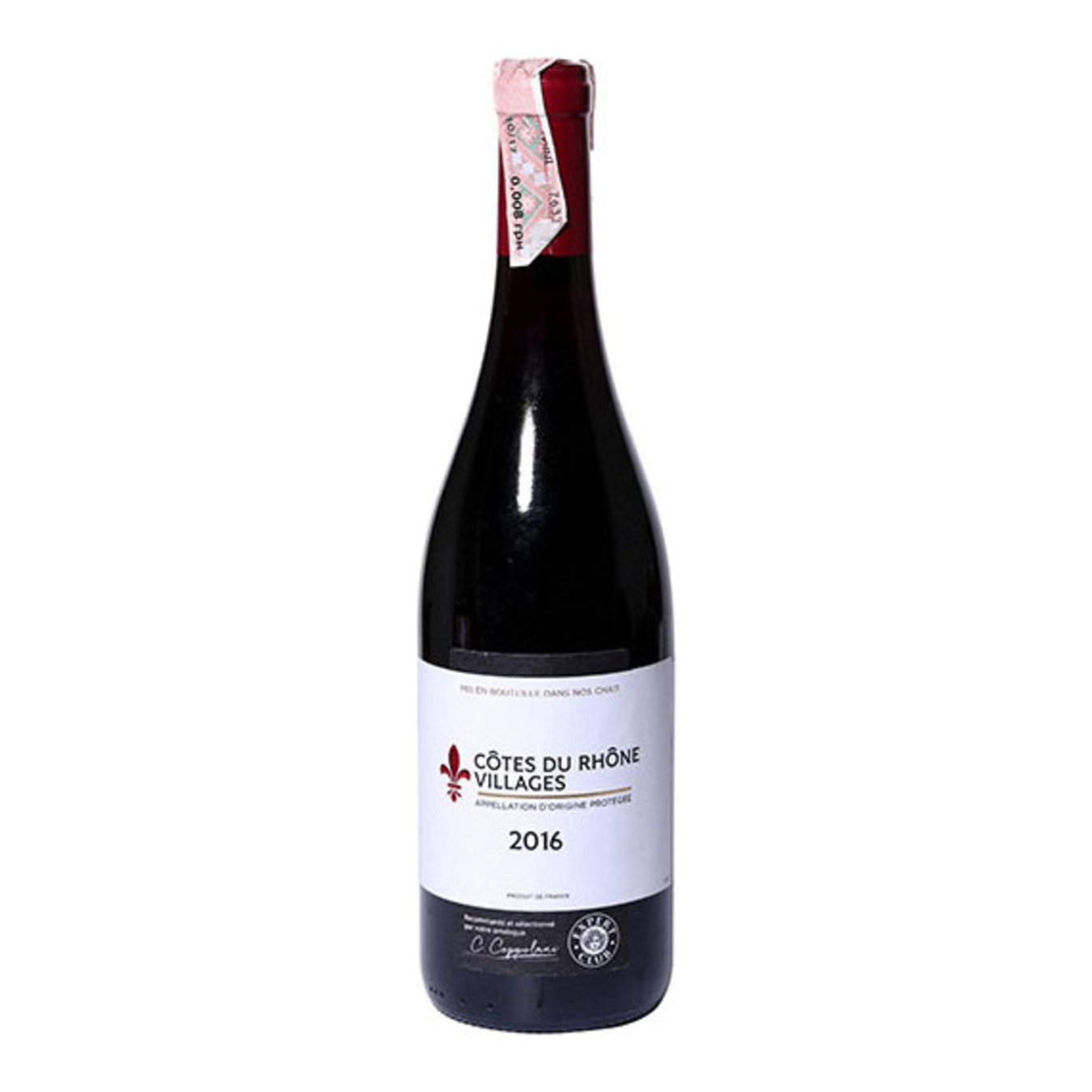 Вино Expert Club La Campagne Perchee Cotes du Rhone Villages червоне сухе 13,5% 0,75л