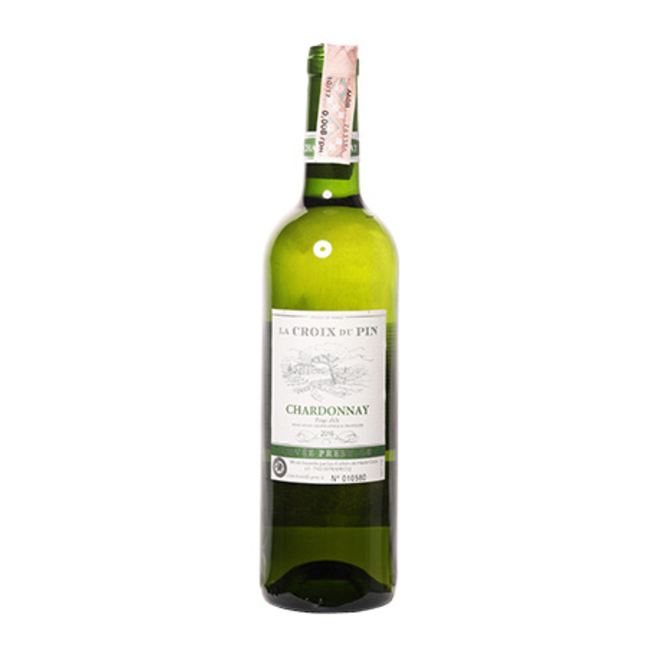 Вино La Croix du Pin Chardonnay Pays D'OC біле сухе 12,5% 0,75л