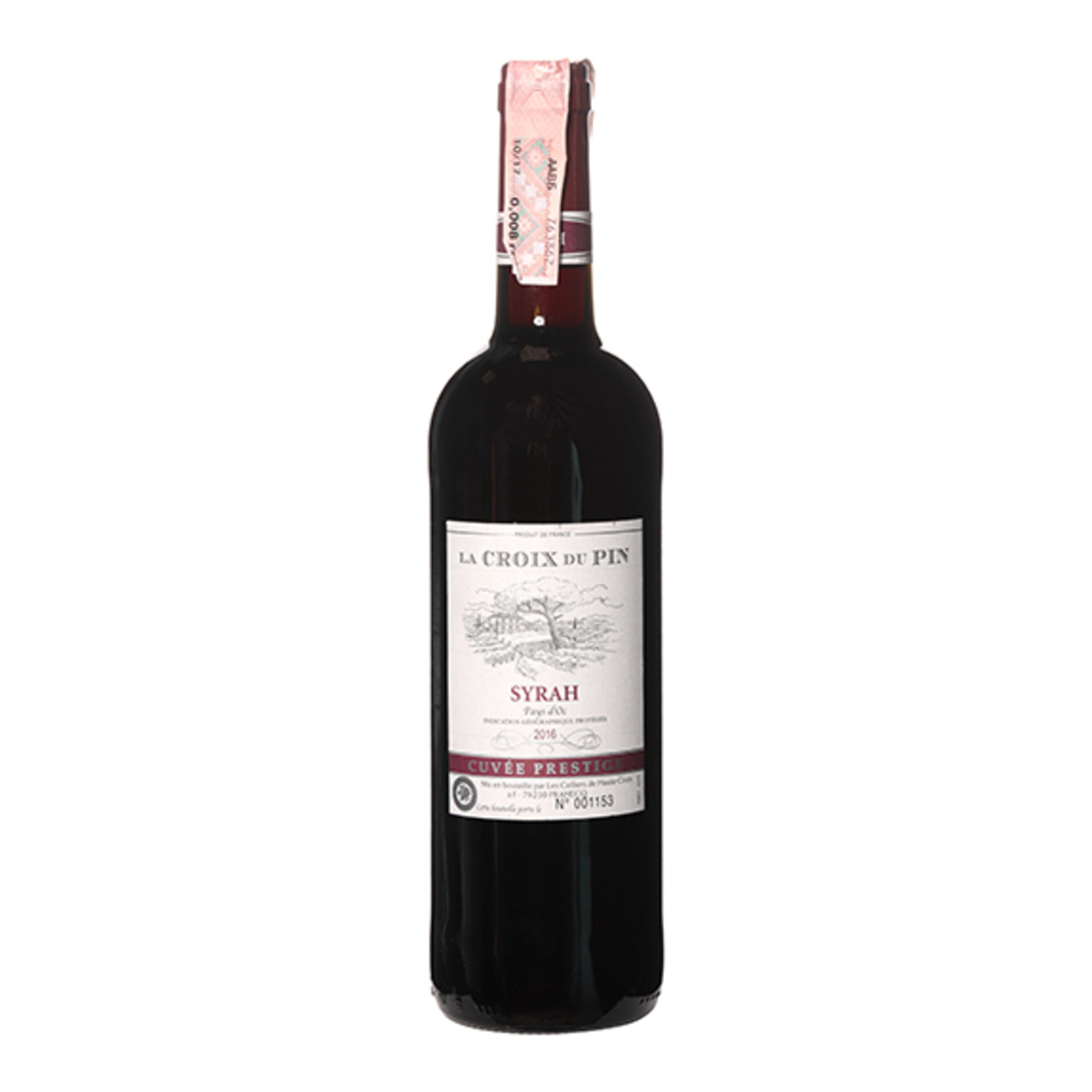 Wine La Croix du Pin Syrah Pays D'OC red dry 12,5% 0,75l