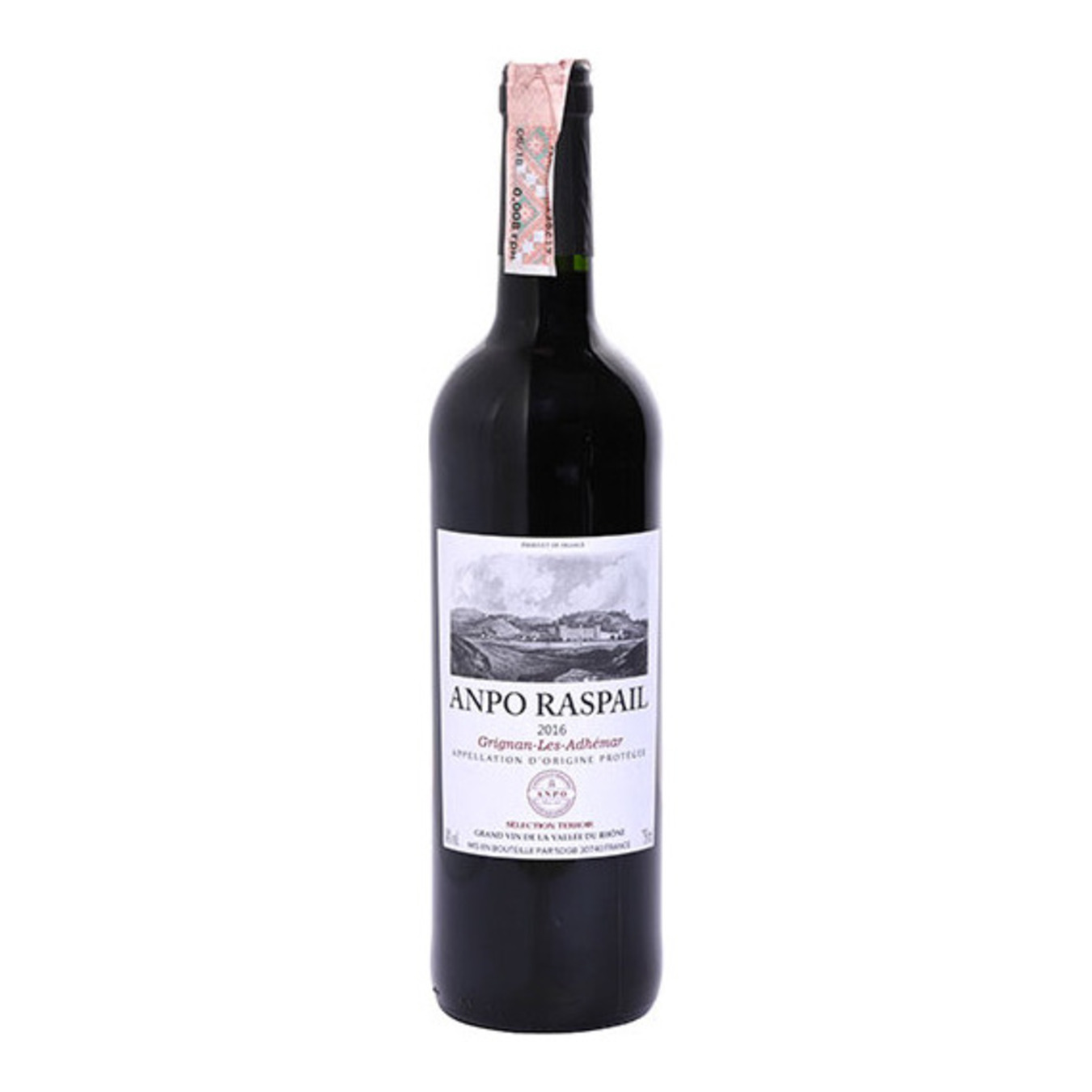 Anpo Raspail Grignan-Les-Adhemar red dry wine 14% 0,75l