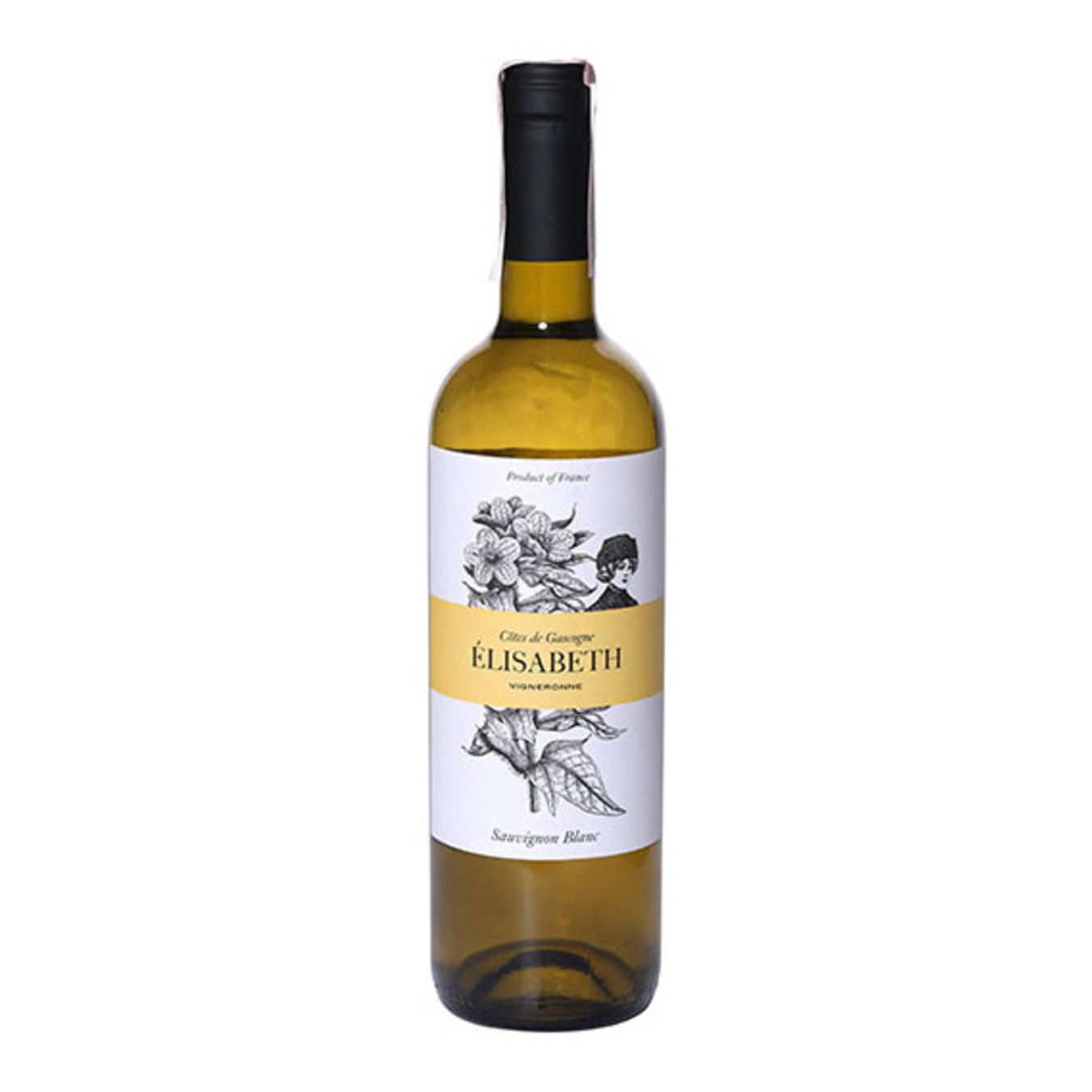 Elisabeth Sauvignon Blanc Cotes de Gascogne white semi-dry wine 11% 0,75l