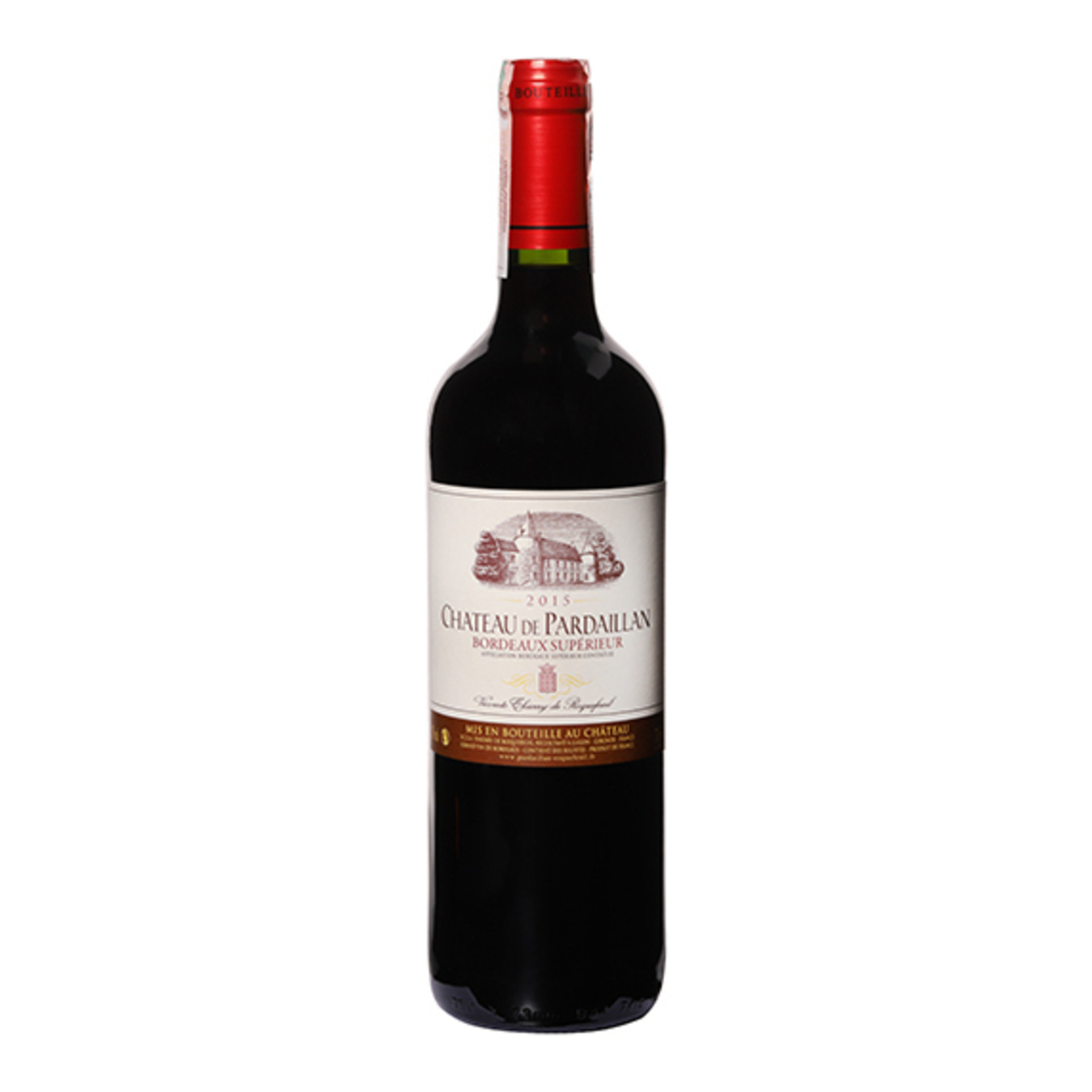 Вино Chateau de Pardaillan Bordeaux Superieur красное сухое 13% 0,75л