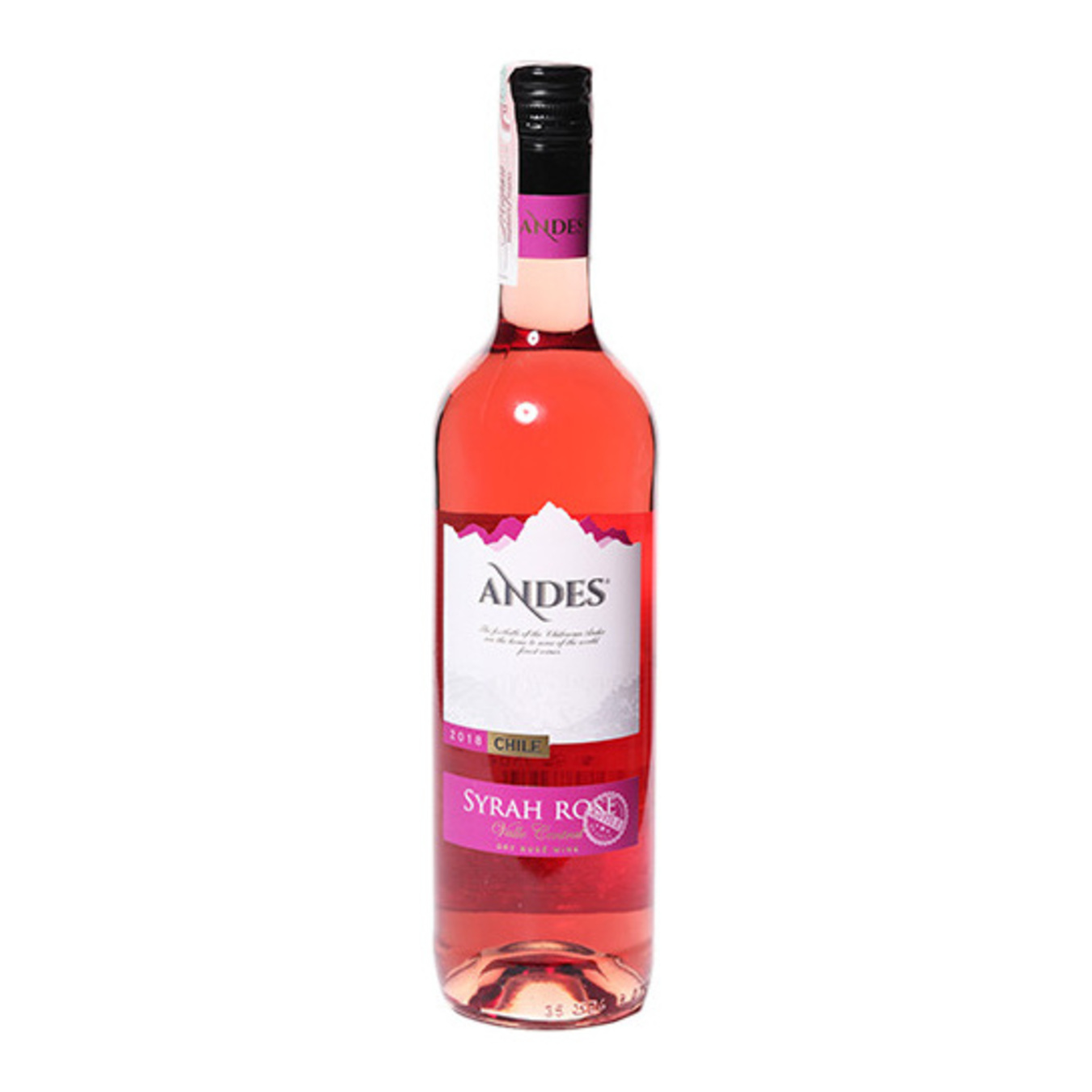 Вино Andes Shyraz Rose розовое сухое 12,5% 0,75л