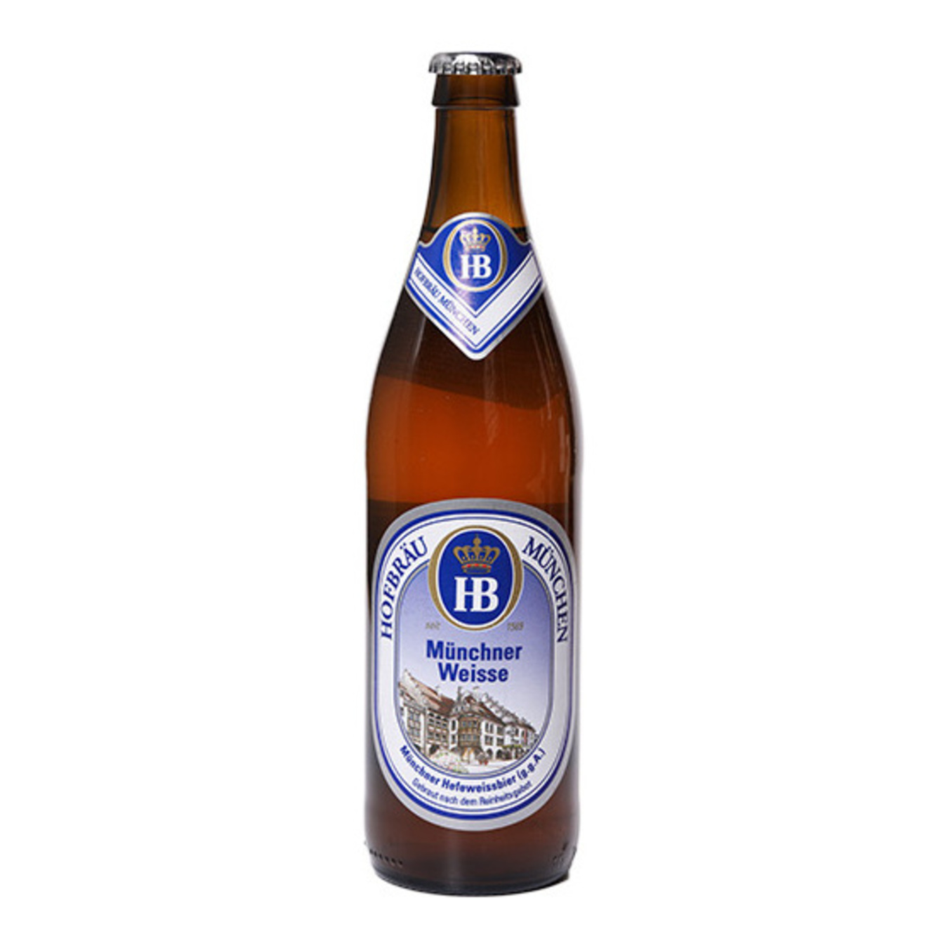 Пиво Hofbrau Munchner Weisse світле нефільтроване 5,1% 0,5л