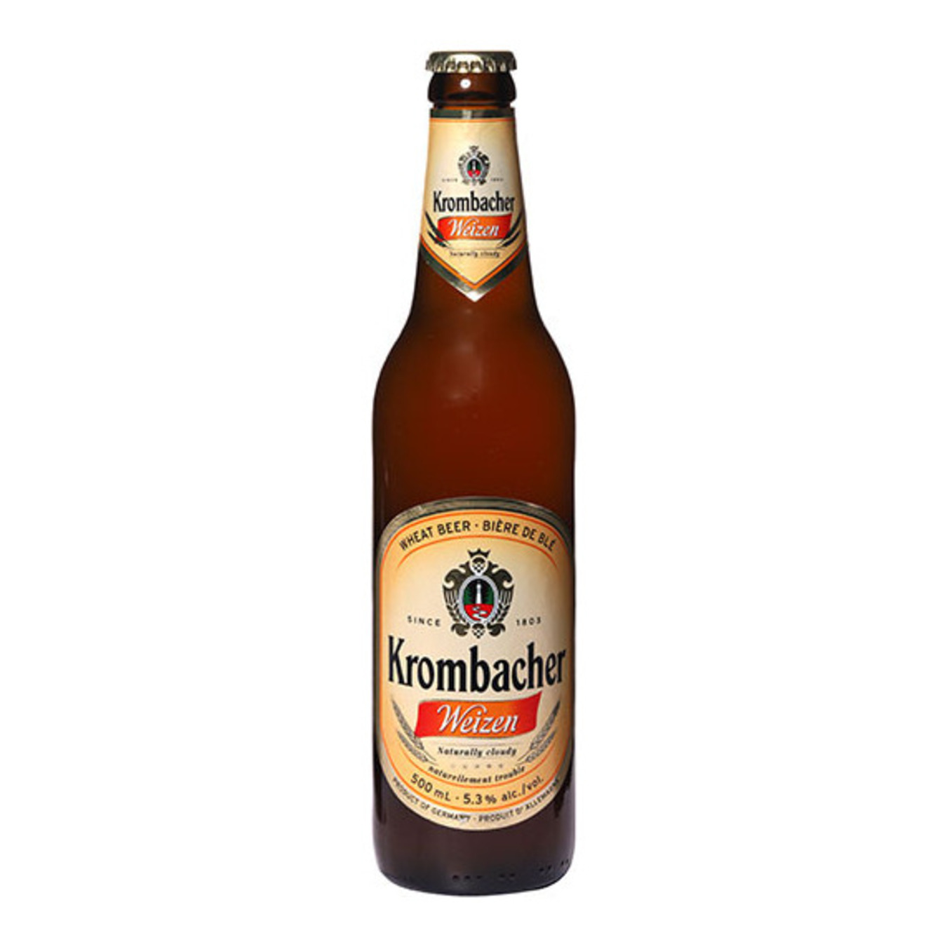 Пиво Krombacher Weizen светлое 5,3% 0,5л