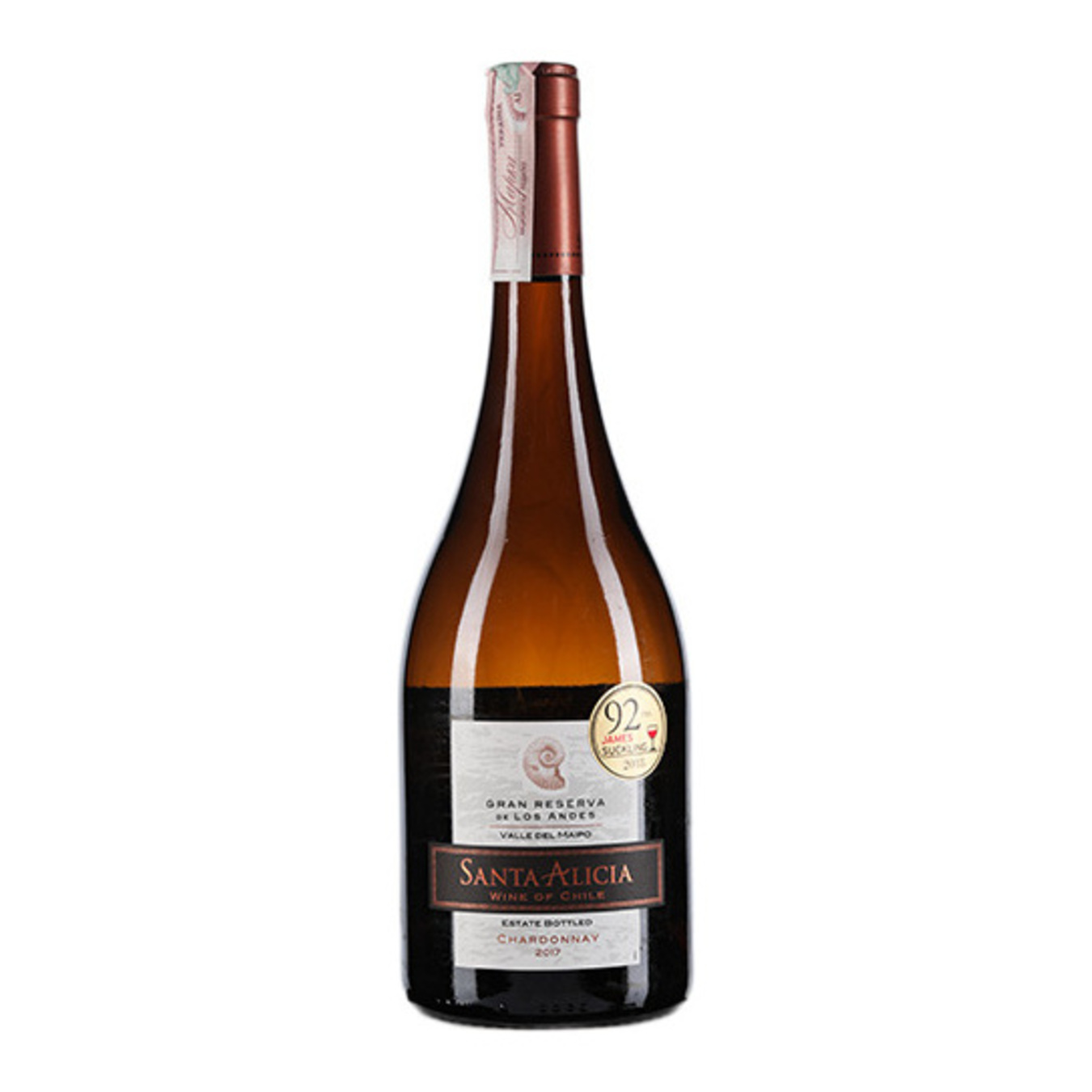 Wine Santa Alicia Gran Reserva Chardonnay Valle del Maipo white dry 13,5% 0,75l