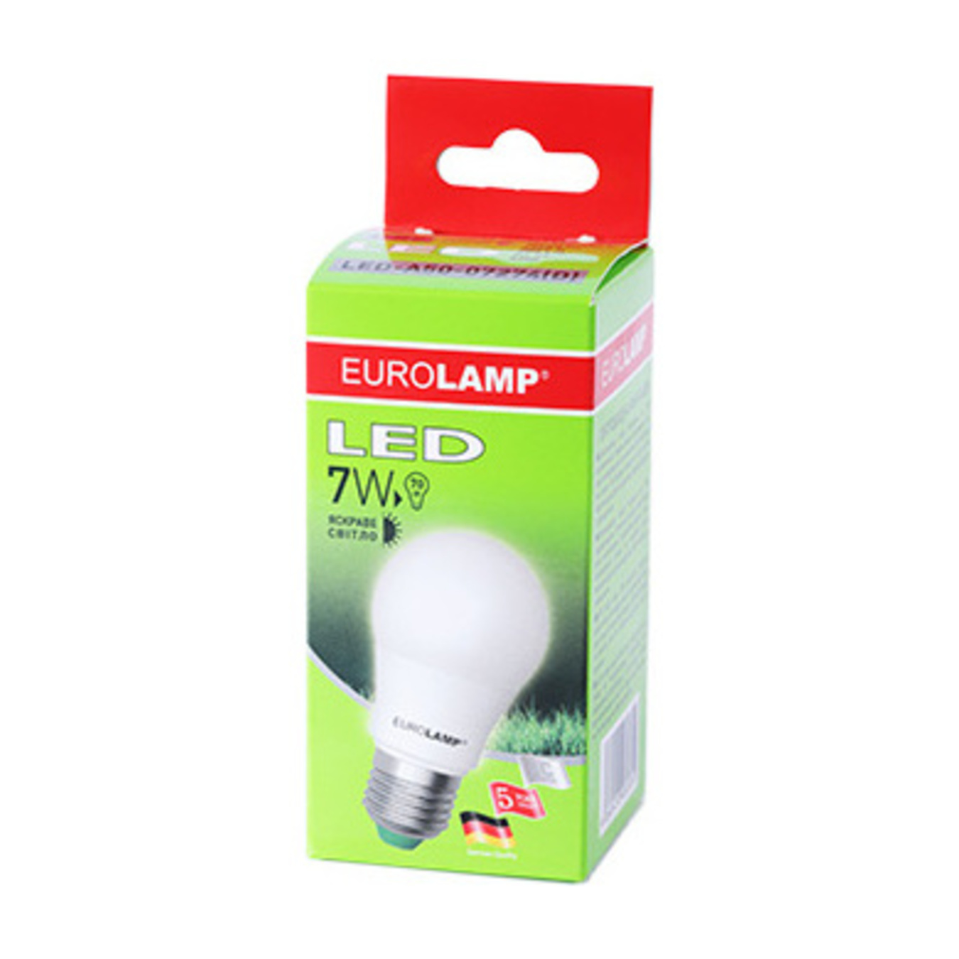 Лампа світлодіодна Eurolamp LED Е27 7Вт 4000К