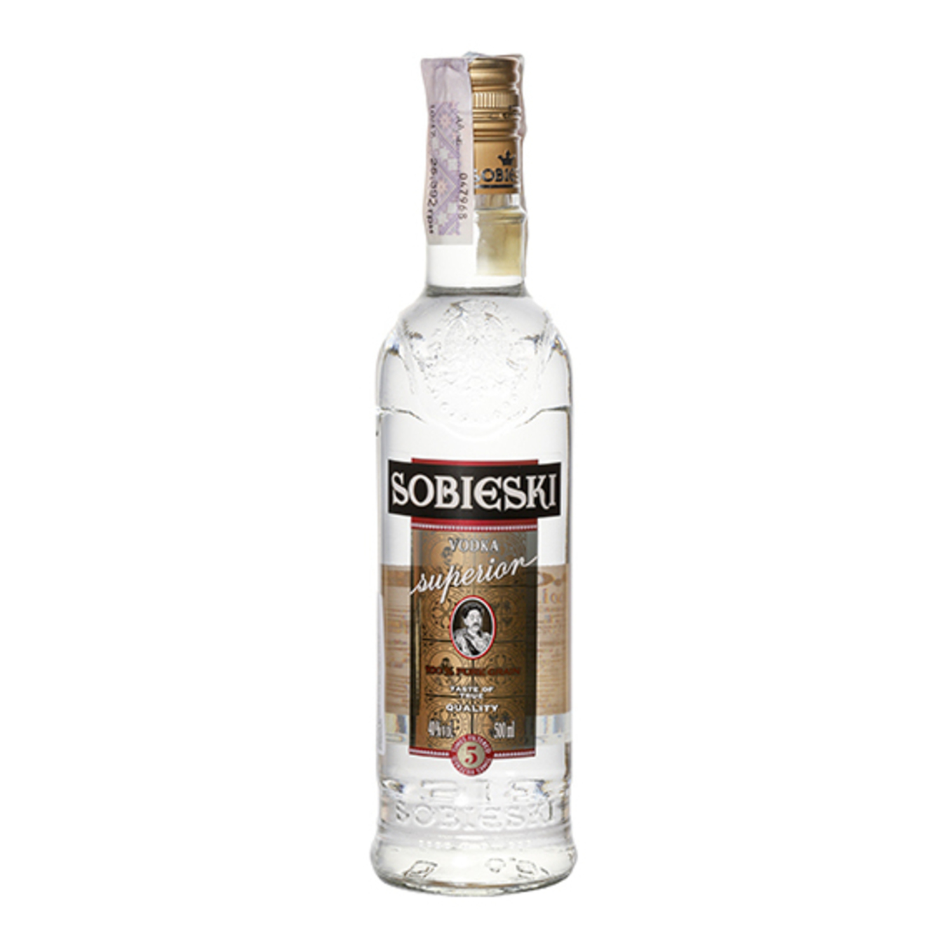 Горілка Sobieski superior 40% 0,5л