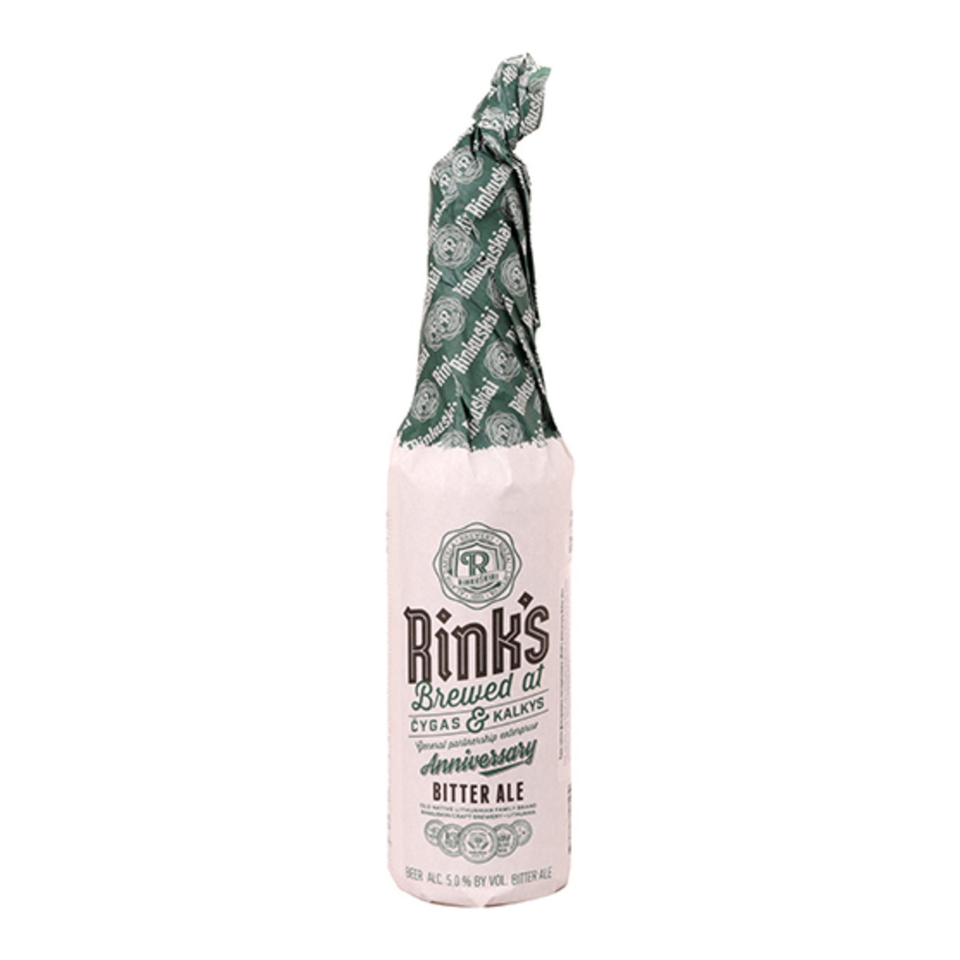 Пиво Rink's Аnniversary Bitter ale светлое 5% 0,33л