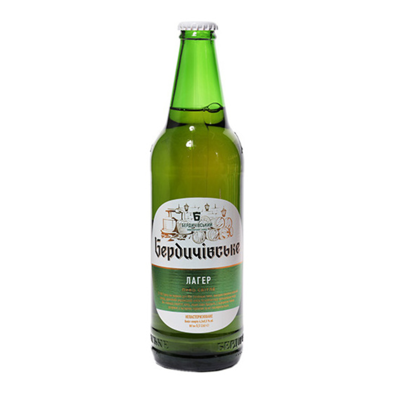 Пиво Бердичівське Лагер светлое 3,8% 0,5л