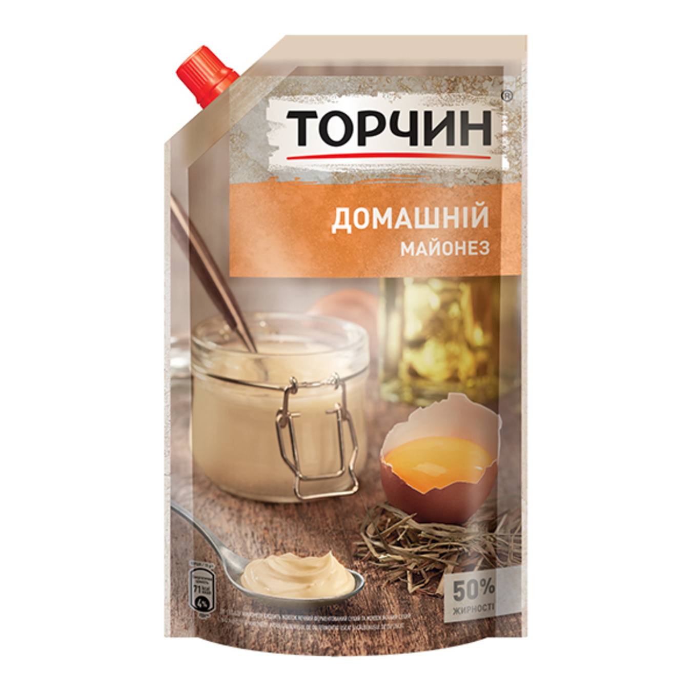 Torchyn Domashniy mayonnaise 50% 580g
