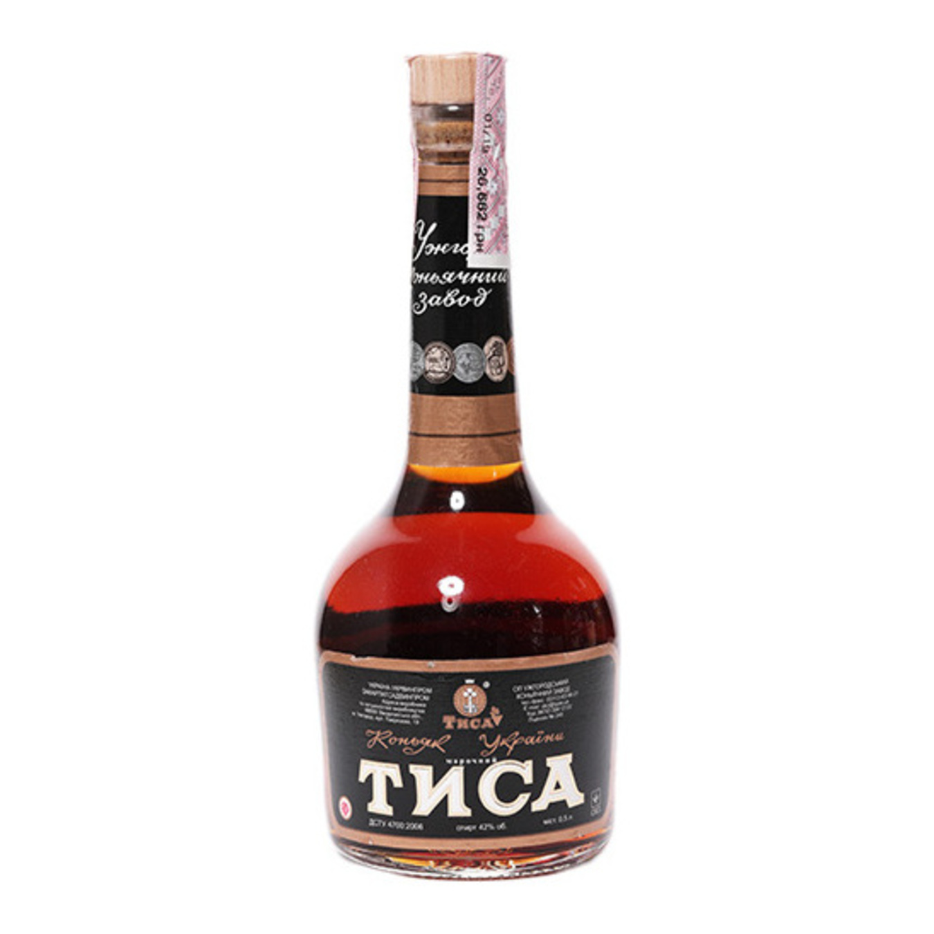 Tisa 6 yrs cognac 42% 0,5l