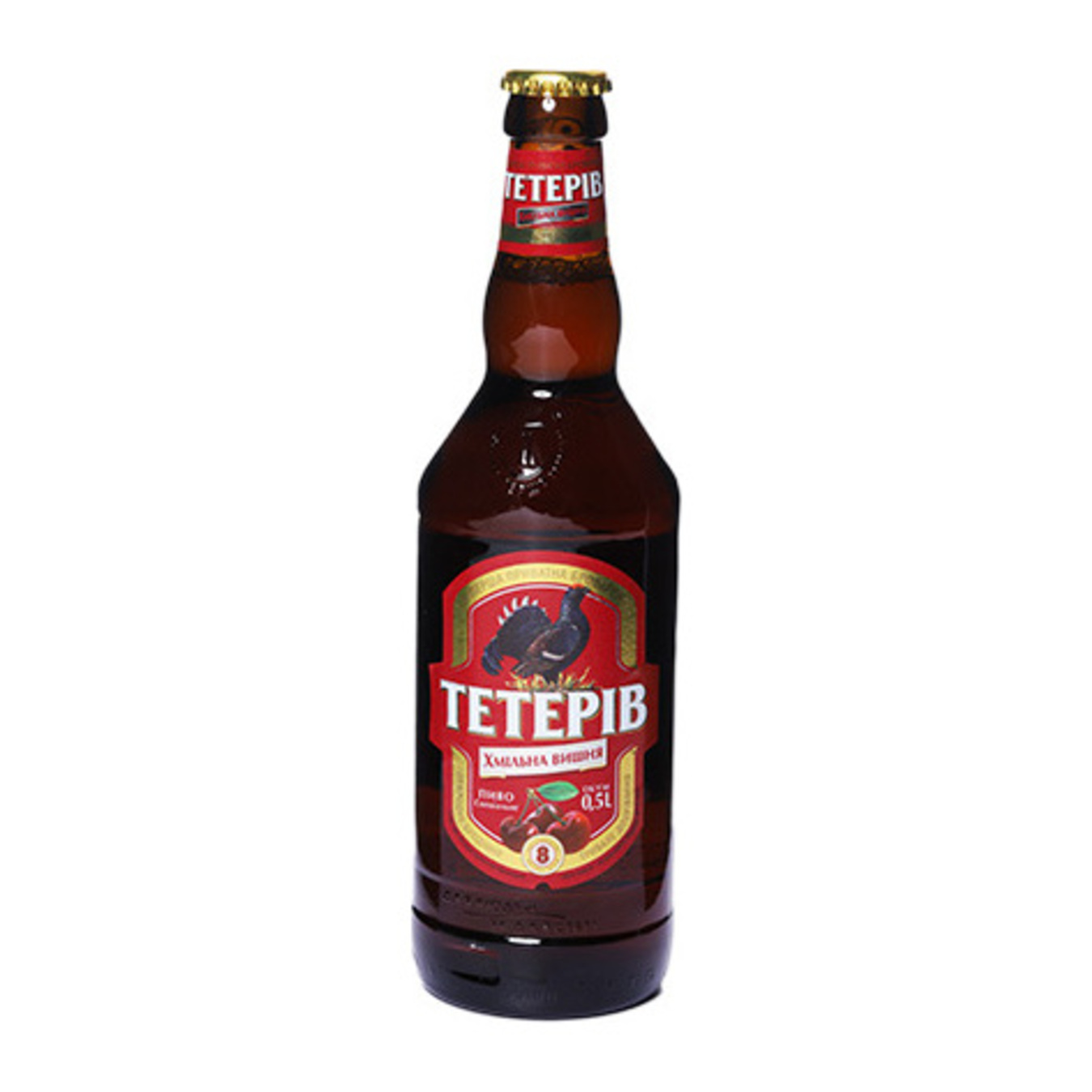 Beer PPB Teterev Khmelnaya Vyshnya semi-dark 8% 0,5l