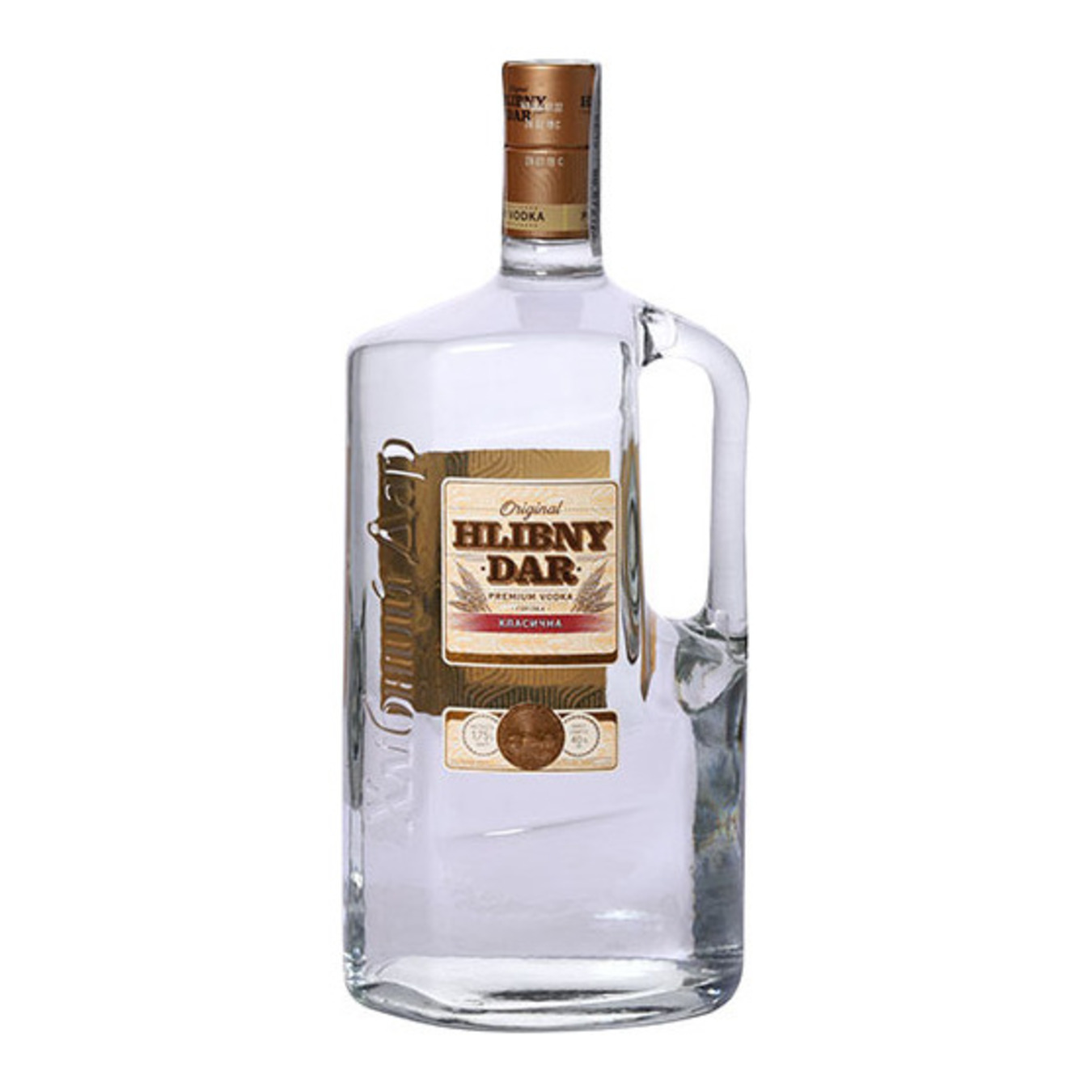 Vodka Hlibnyi Dar Classic 40% 1,75l