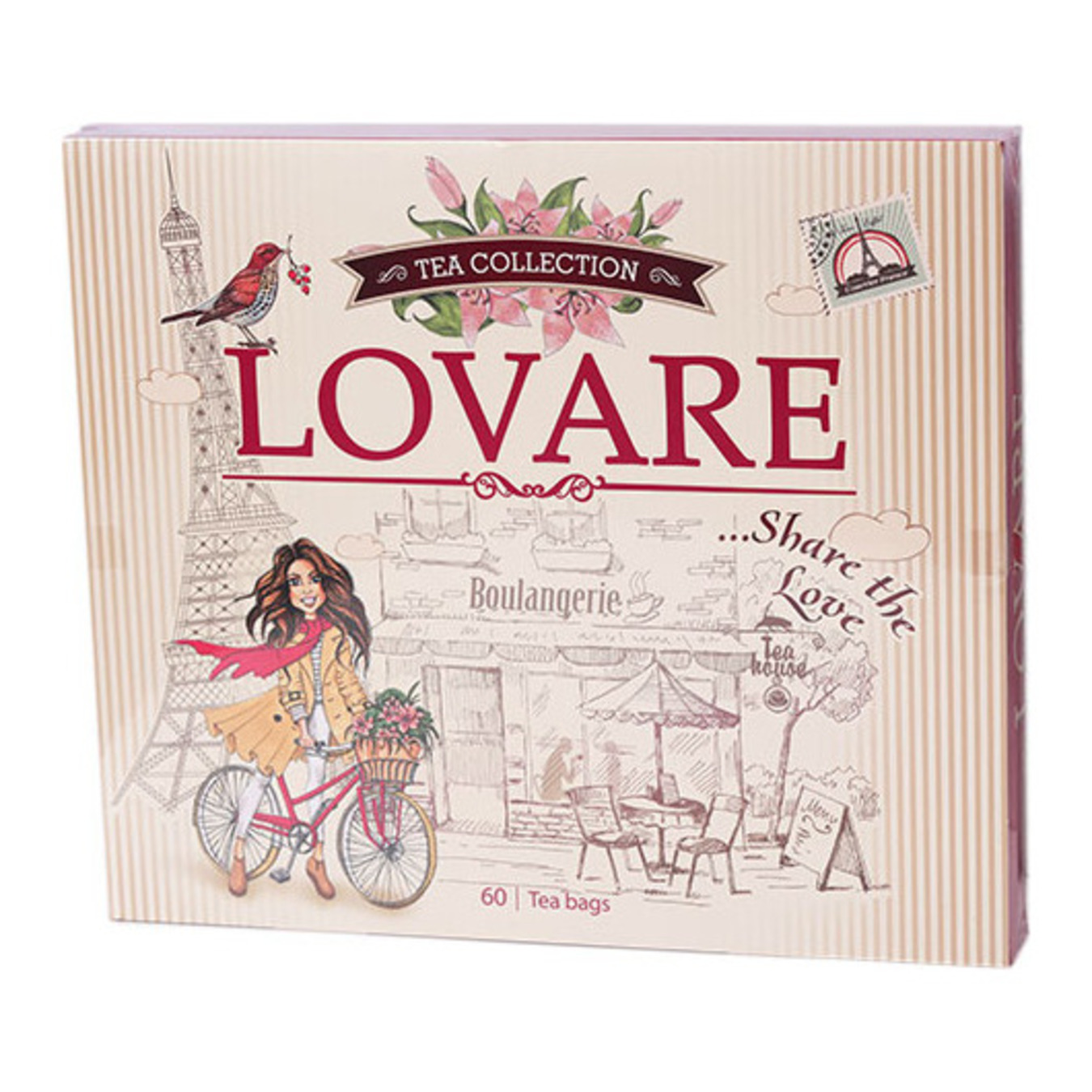 Lovare 12 Kinds Tea Collection 60pcs 110g