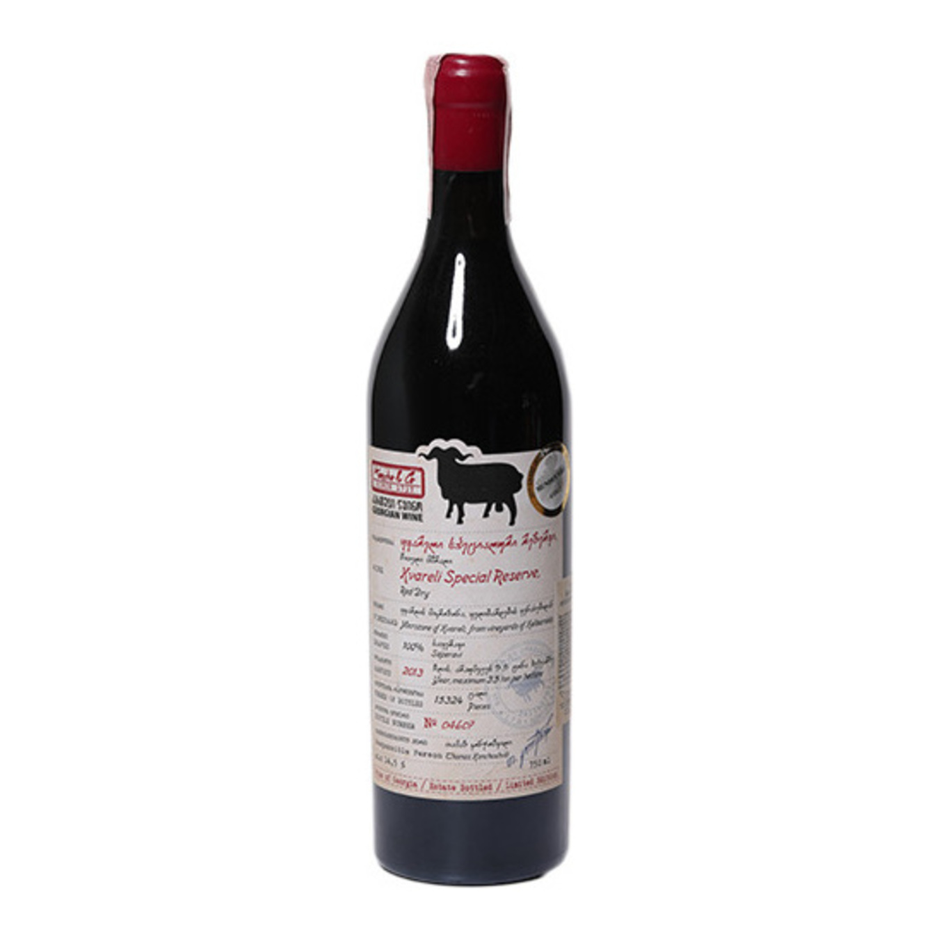Вино Koncho&Co Kvareli special reserve черовне сухе 14,5% 0,75л