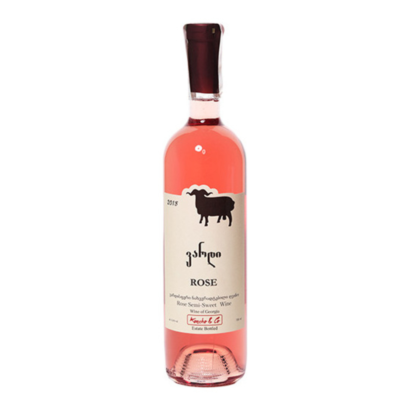 Вино Koncho&Co Rose рожеве напівсолодке 11% 0,75л