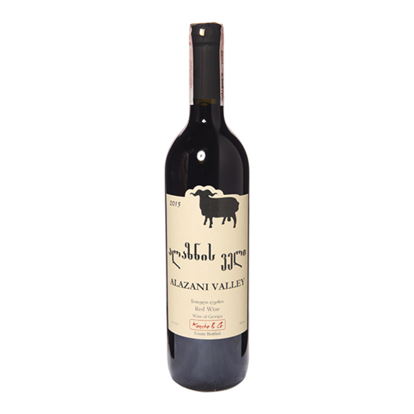Wine Koncho&Co Verdzi Alazani Valley red semi-sweet 12% 0,75l