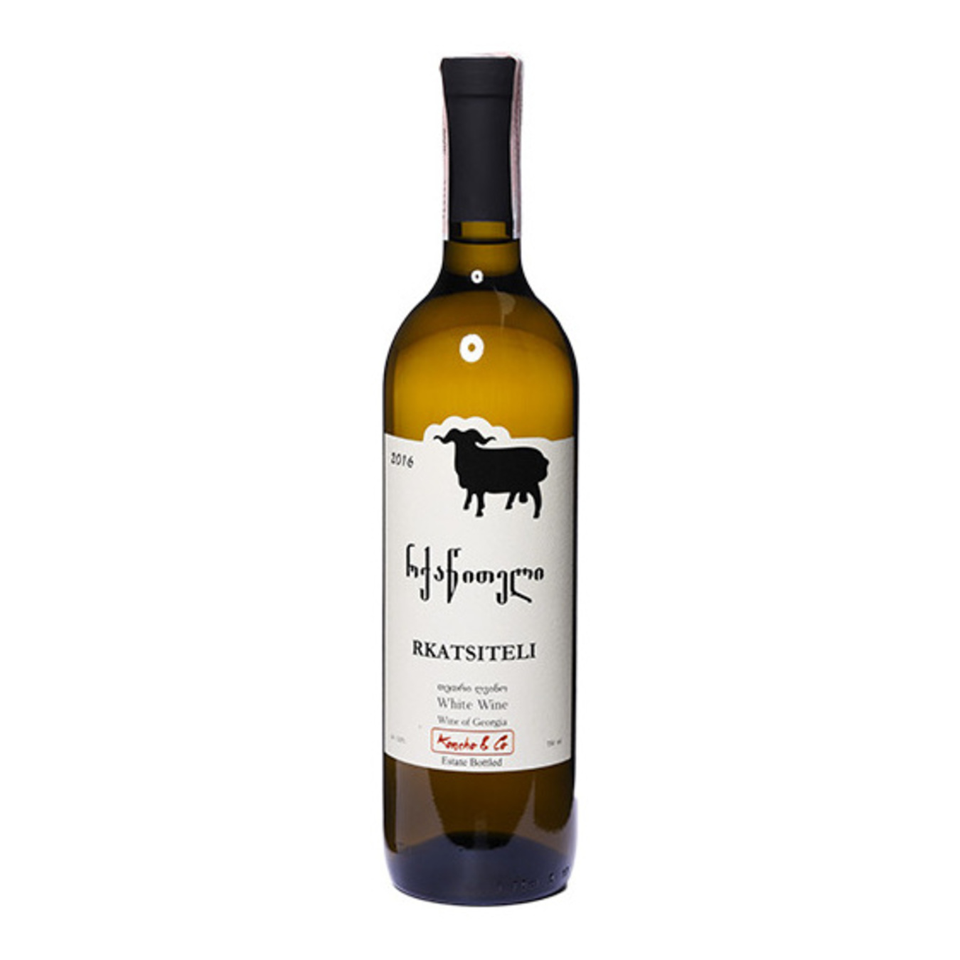 Вино Koncho&Co Rkatsiteli Qvevri белое сухое 12% 0,75л