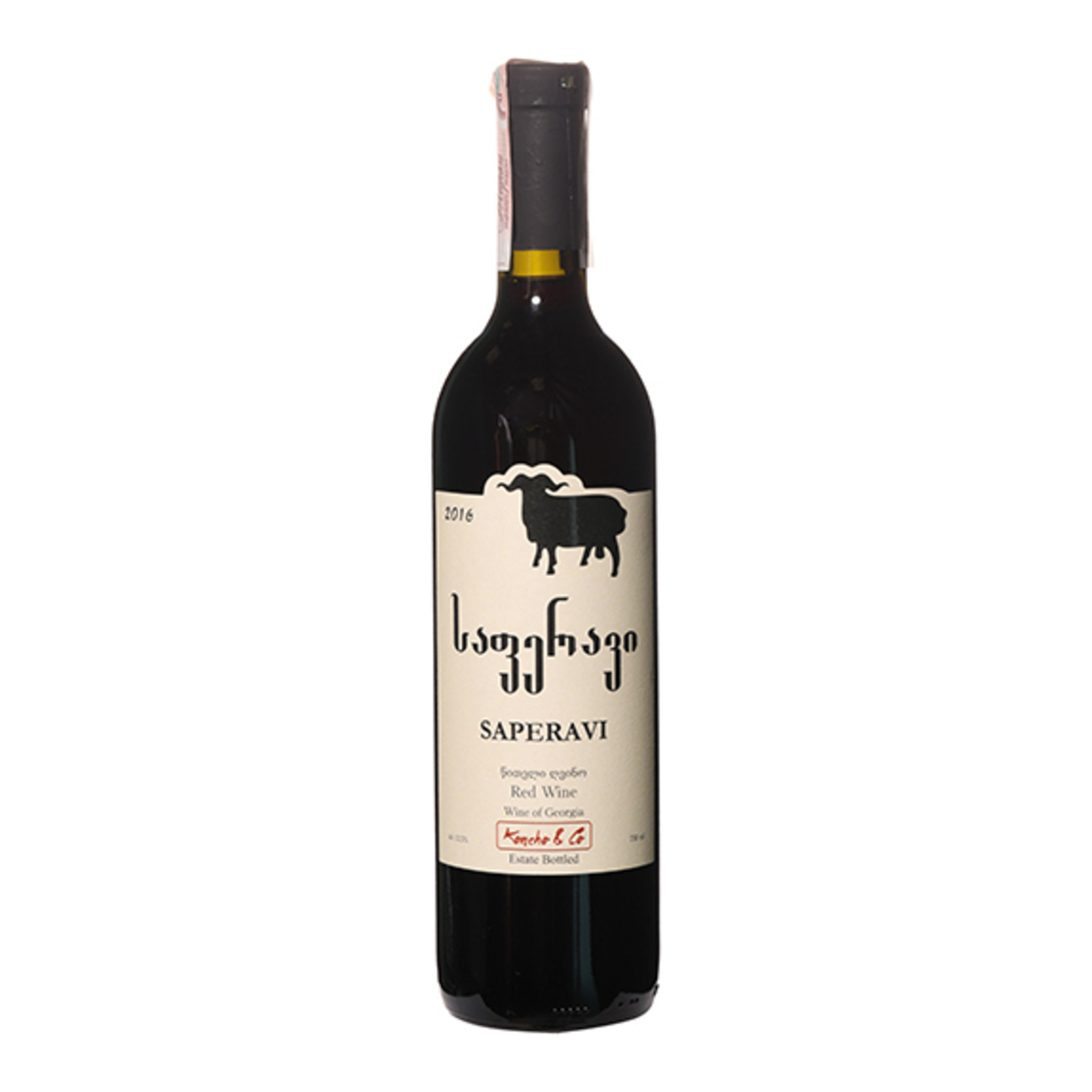 Koncho&Co Verdzi Saperavi red dry wine 13% 0,75l