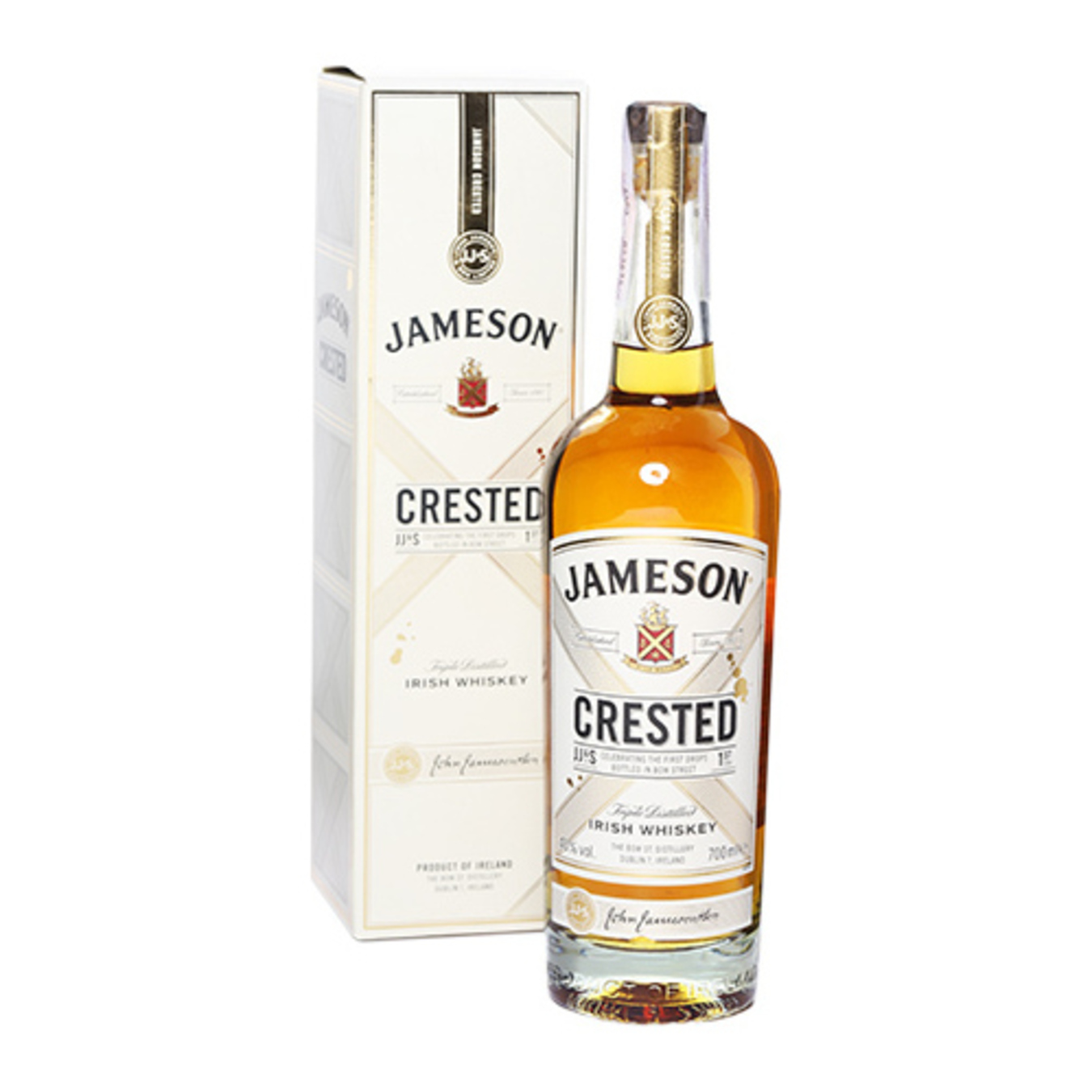 Jameson Crested Whiskey 700ml gift box