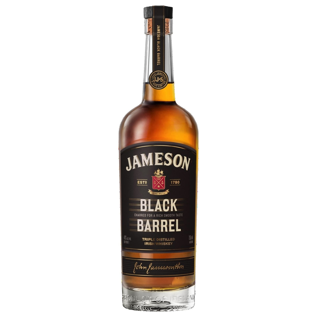 Jameson Black Barrel Whiskey 40% 700ml gift box