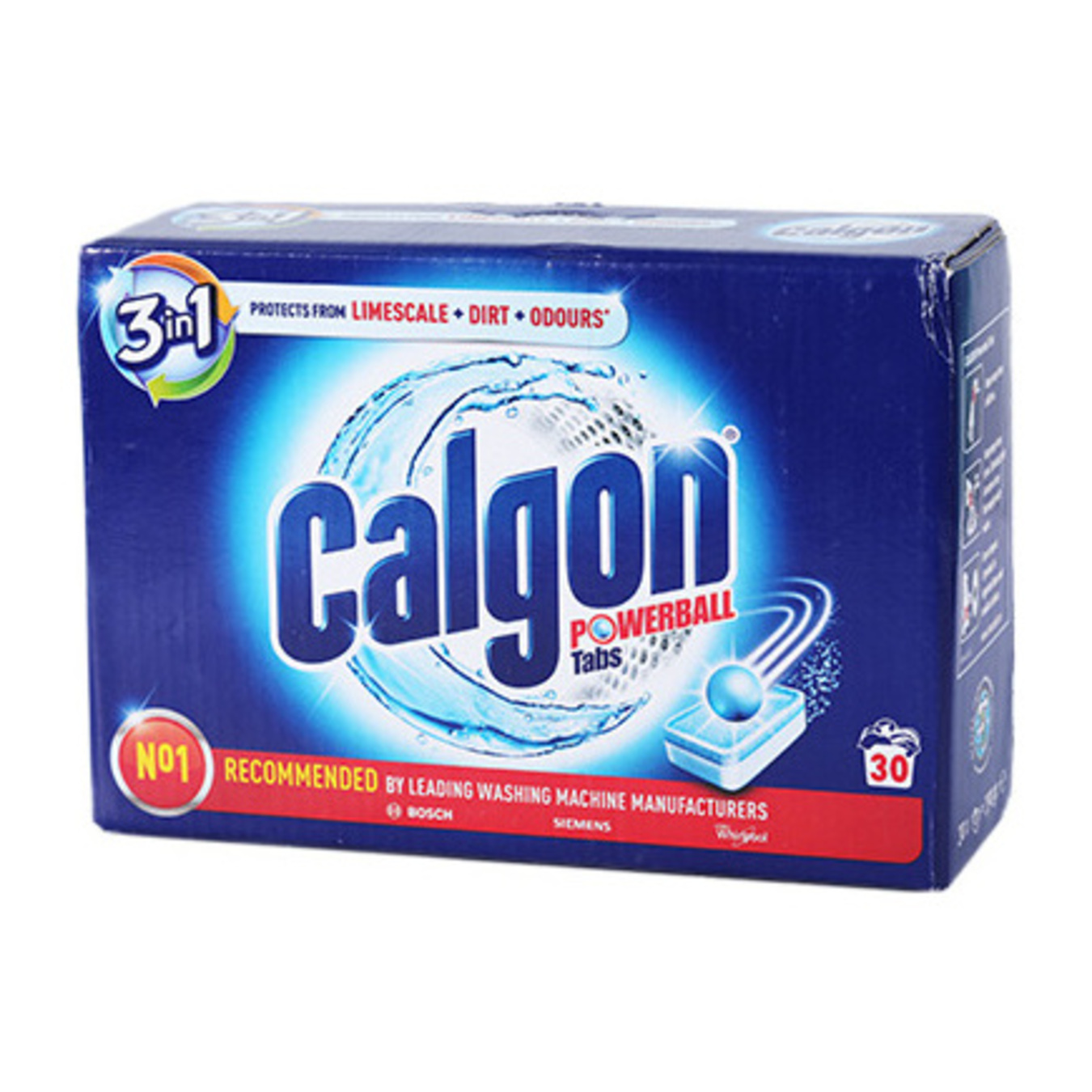 Calgon tool for washing machines water softener of 30 tablets