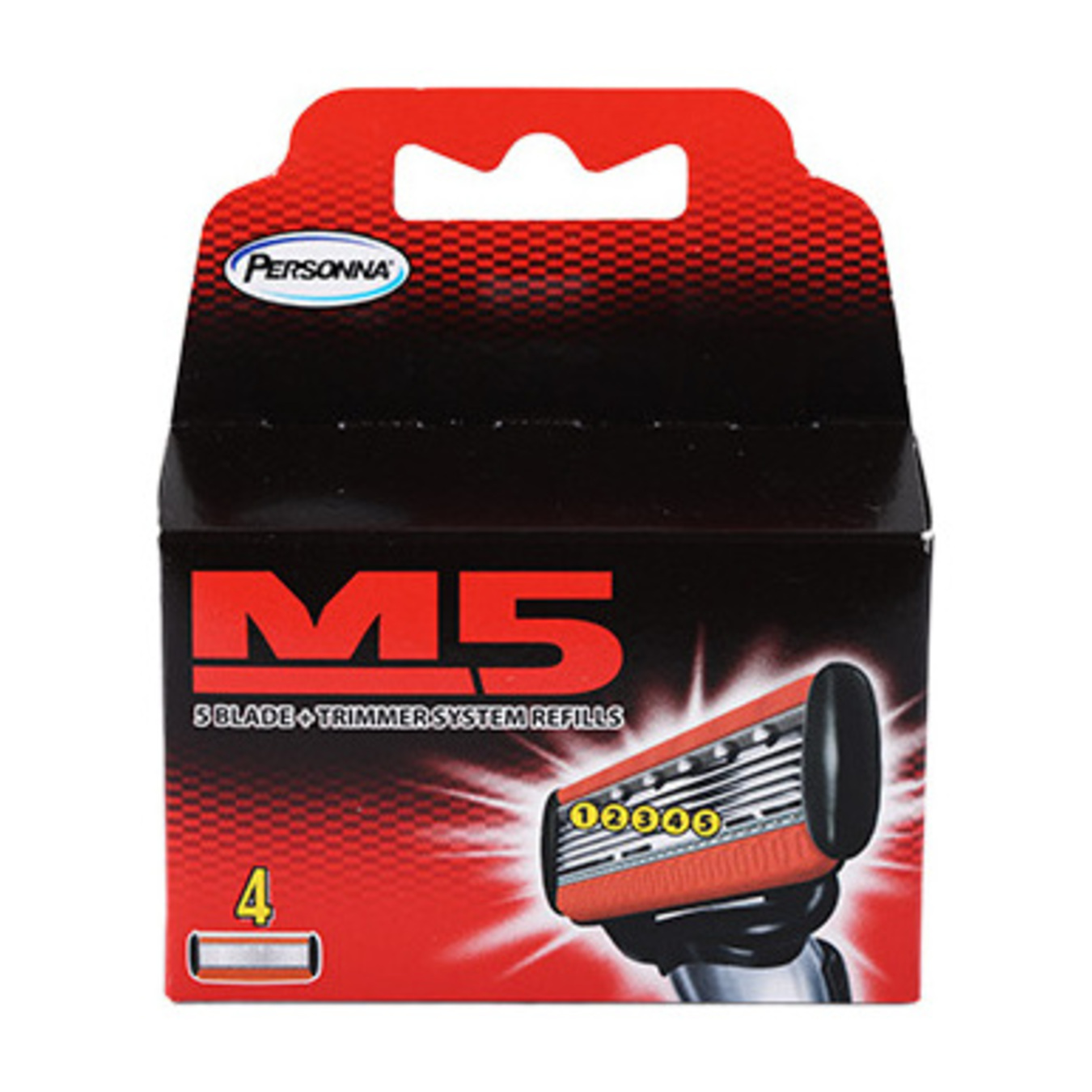Cartridges Personna M5 Mens interchangeable 4pcs