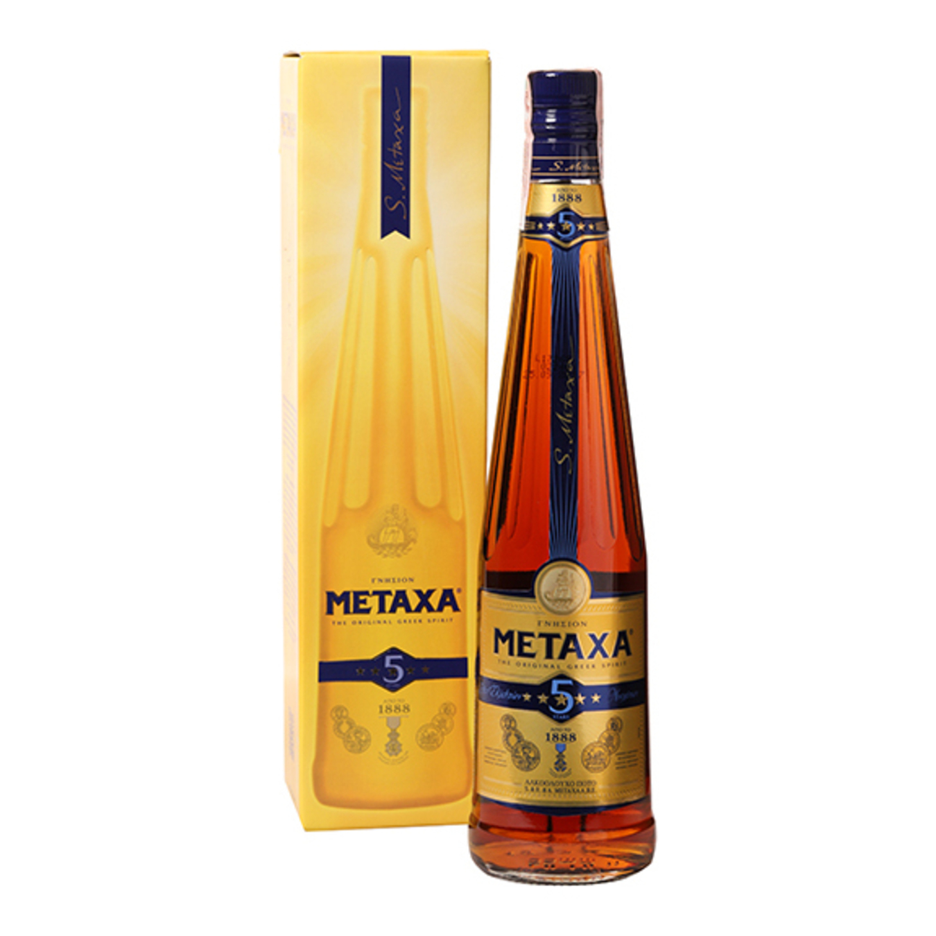 Metaxa 5* Brandy 38% 0,7l