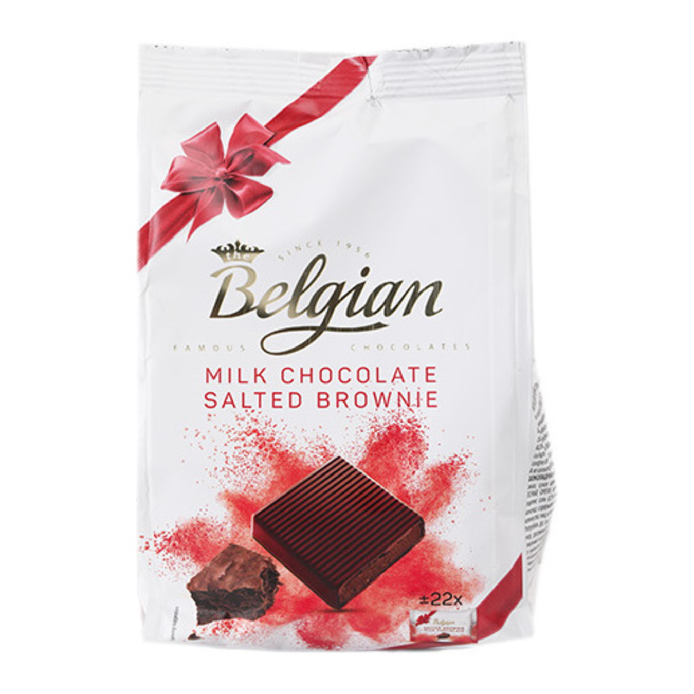 Candies Belgian from Milk Chocolate With Salted Brownie Filling 176g