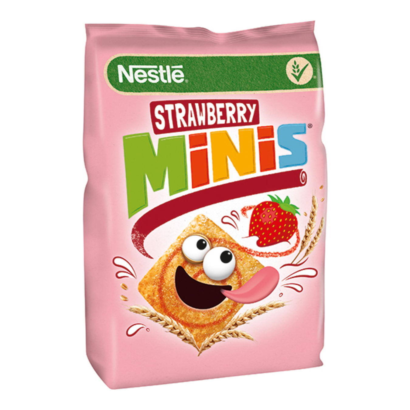 Сухий сніданок Nestle STRAWBERRY-MINIS зі смаком полуниці 250г