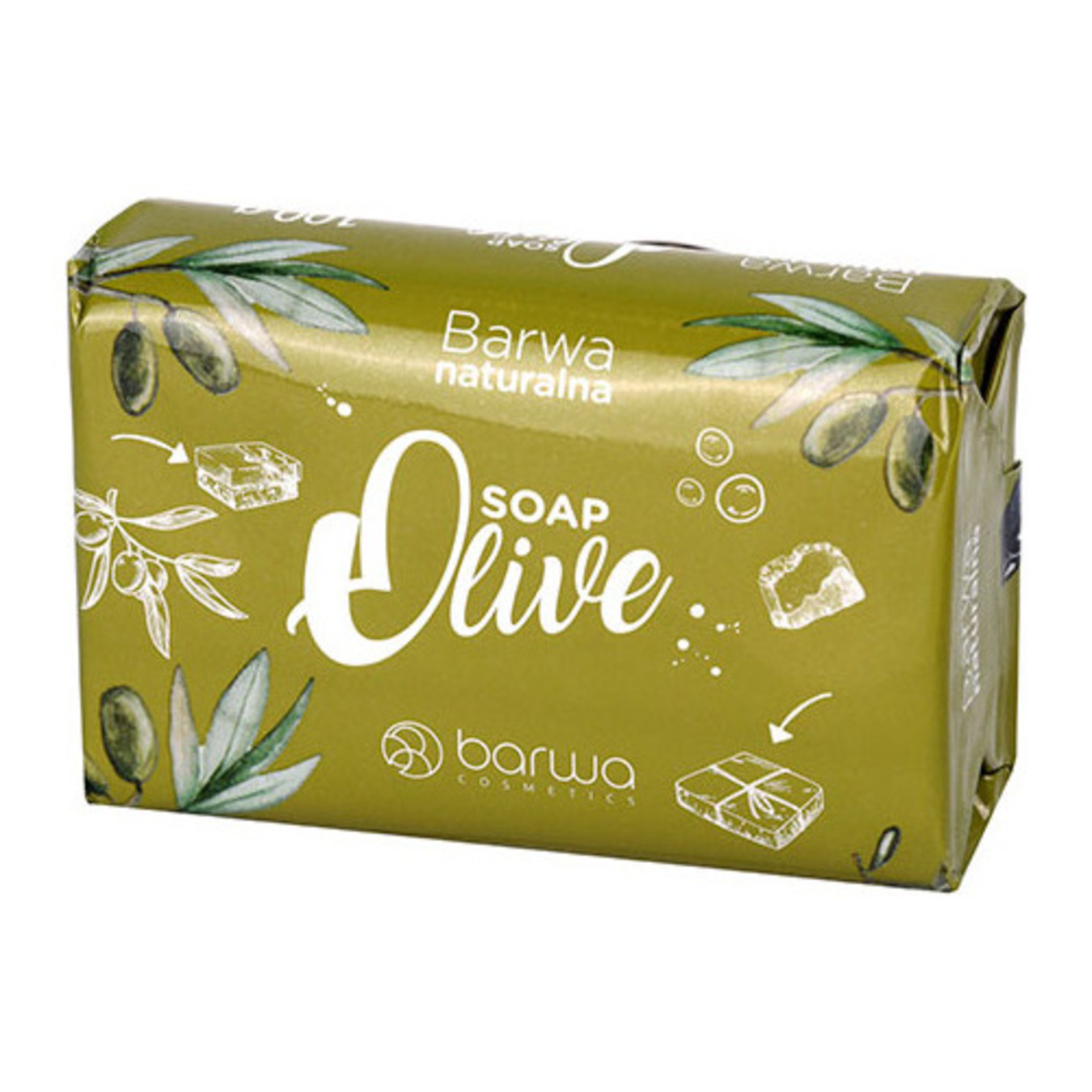 Мило Barwa Naturalna з екстрактом оливки тверде 100г