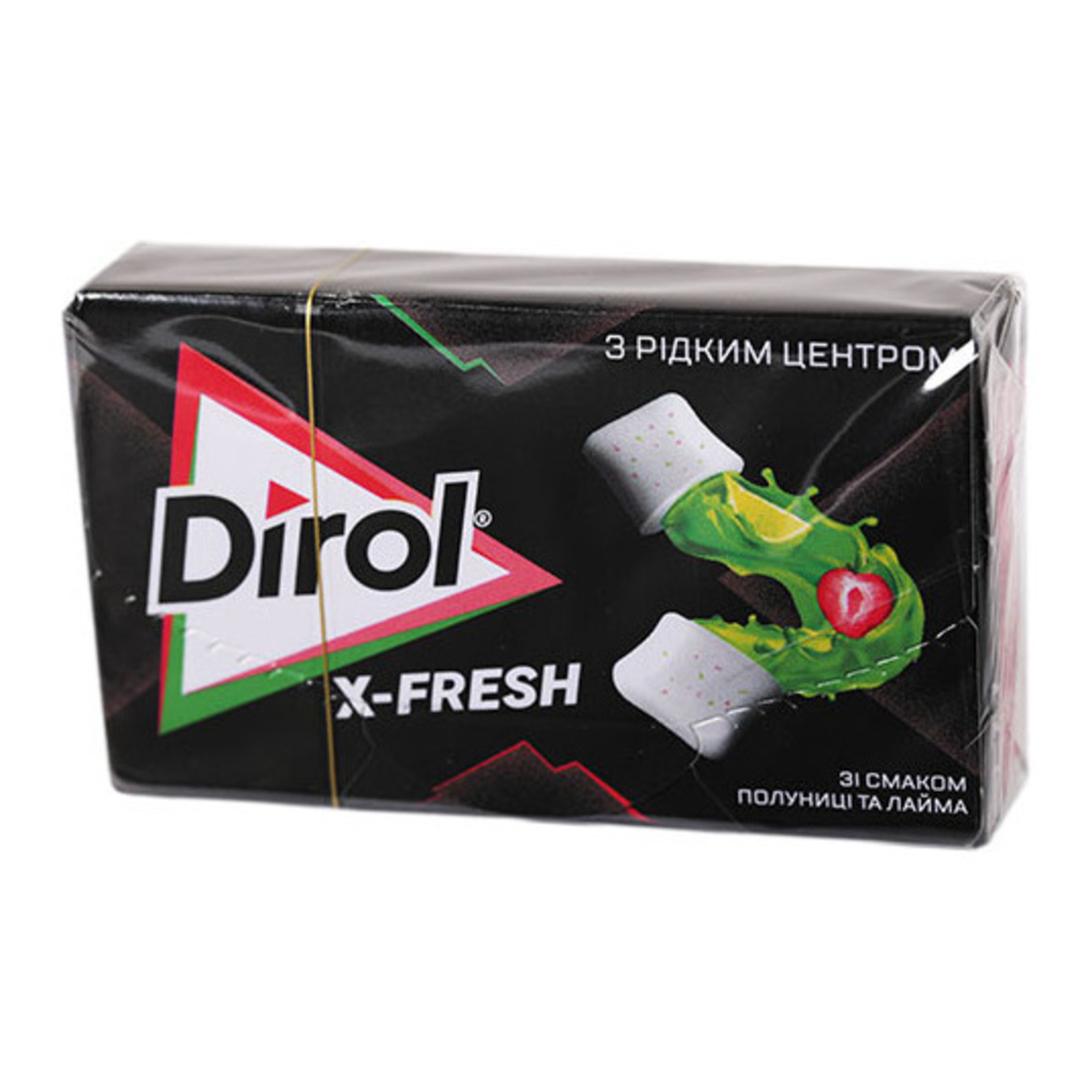 Жевательна резинка Dirol X-Fresh клубника-лайм 19,8g