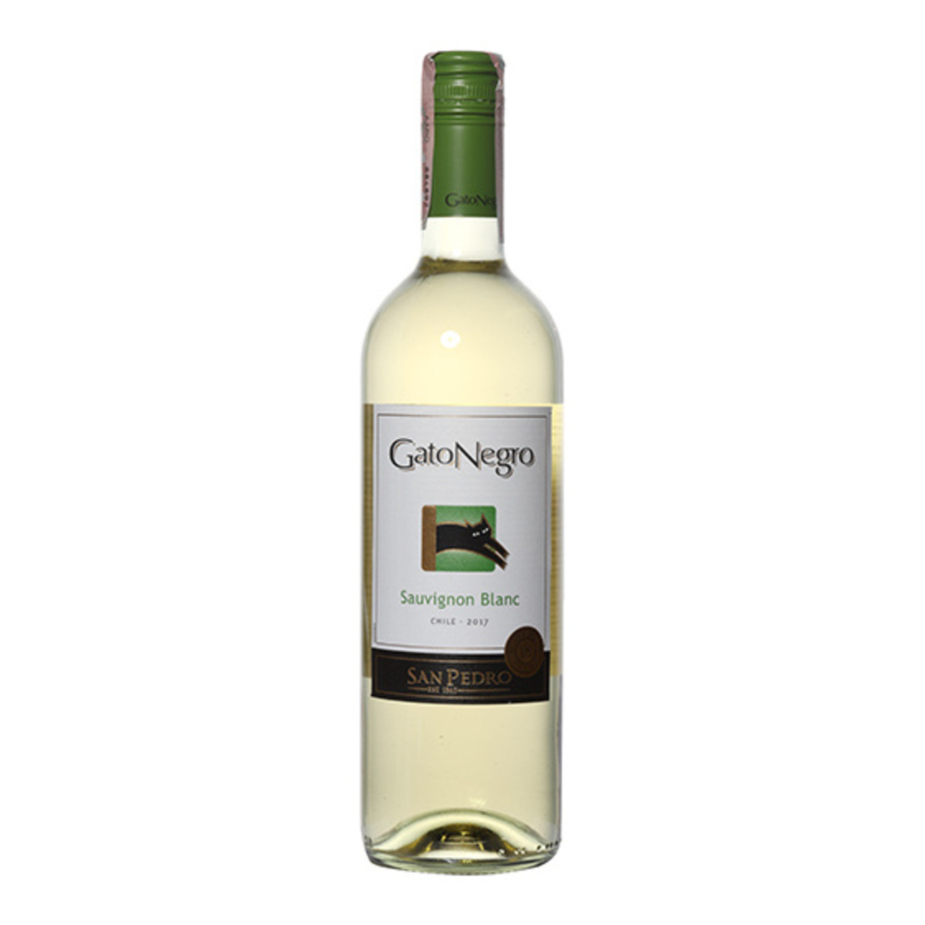 Вино Gato Negro Совиньон Блан белое сухое 13% 0,75л